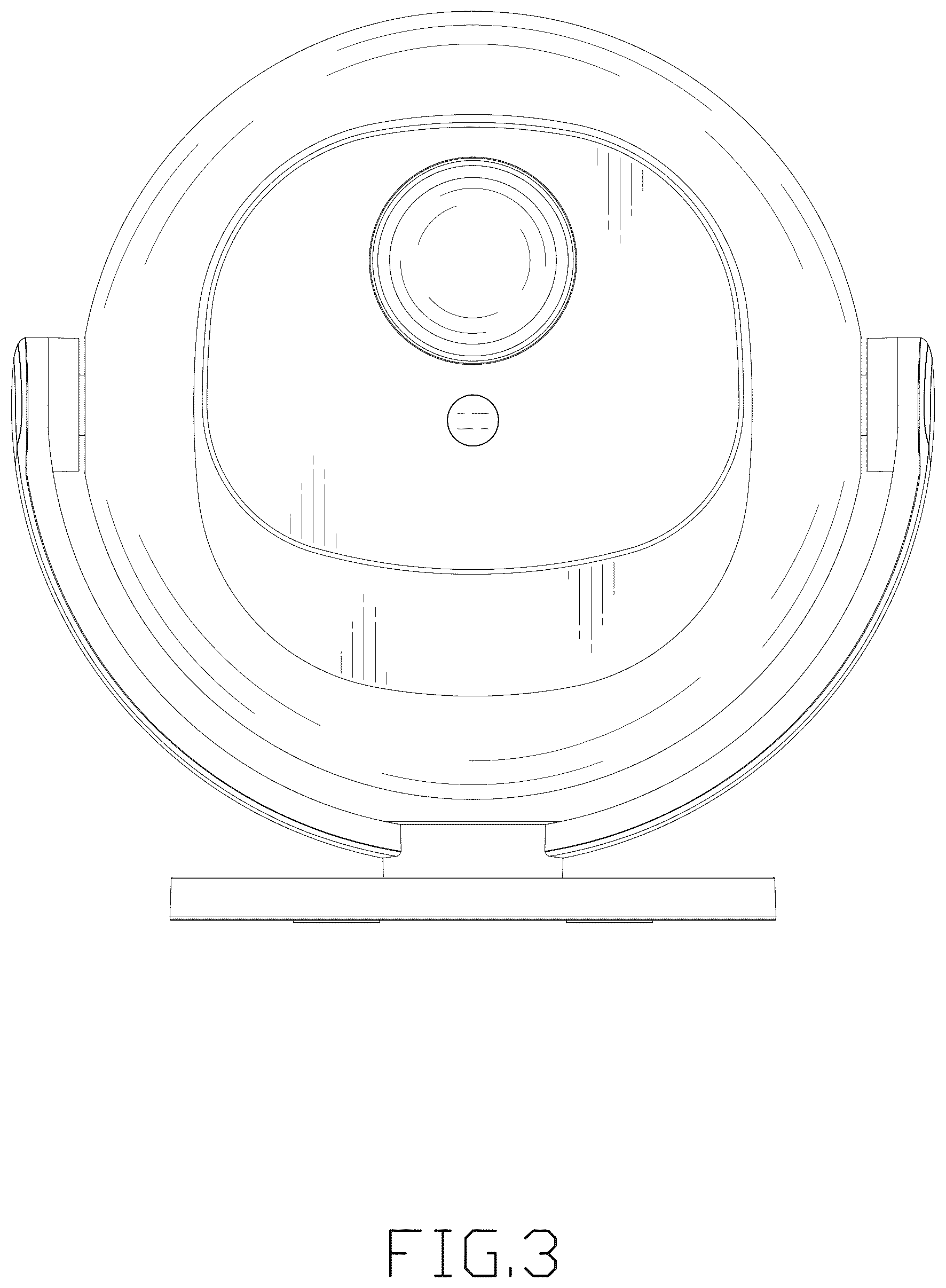 Patent USD1077891 Figure 3 – Projector