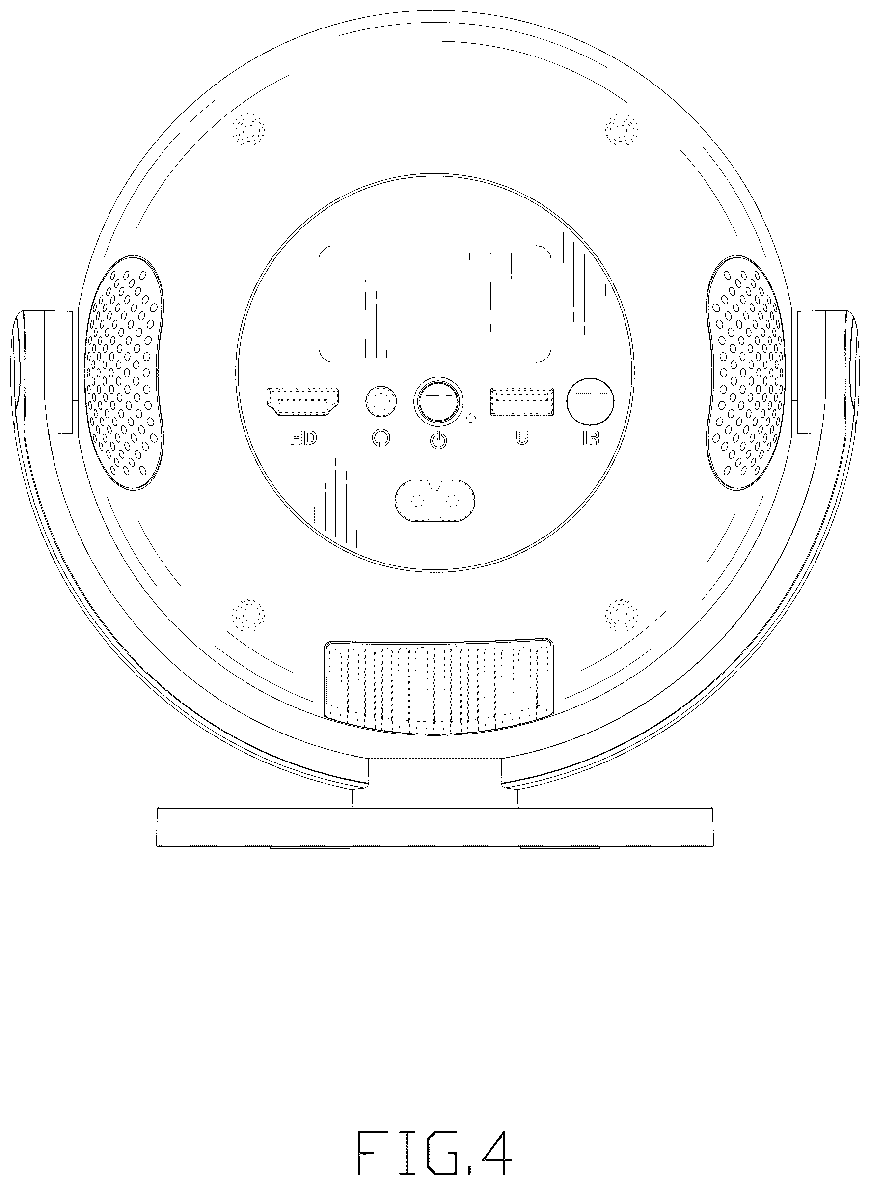 Patent USD1077891 Figure 4 – Projector