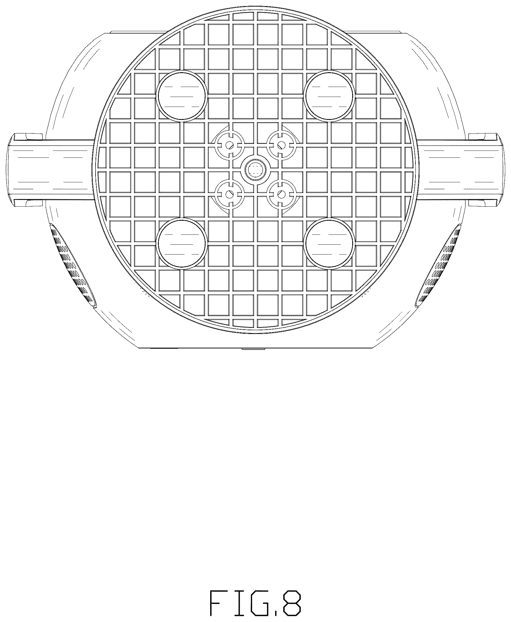 Patent USD1077891 Figure 8 – Projector