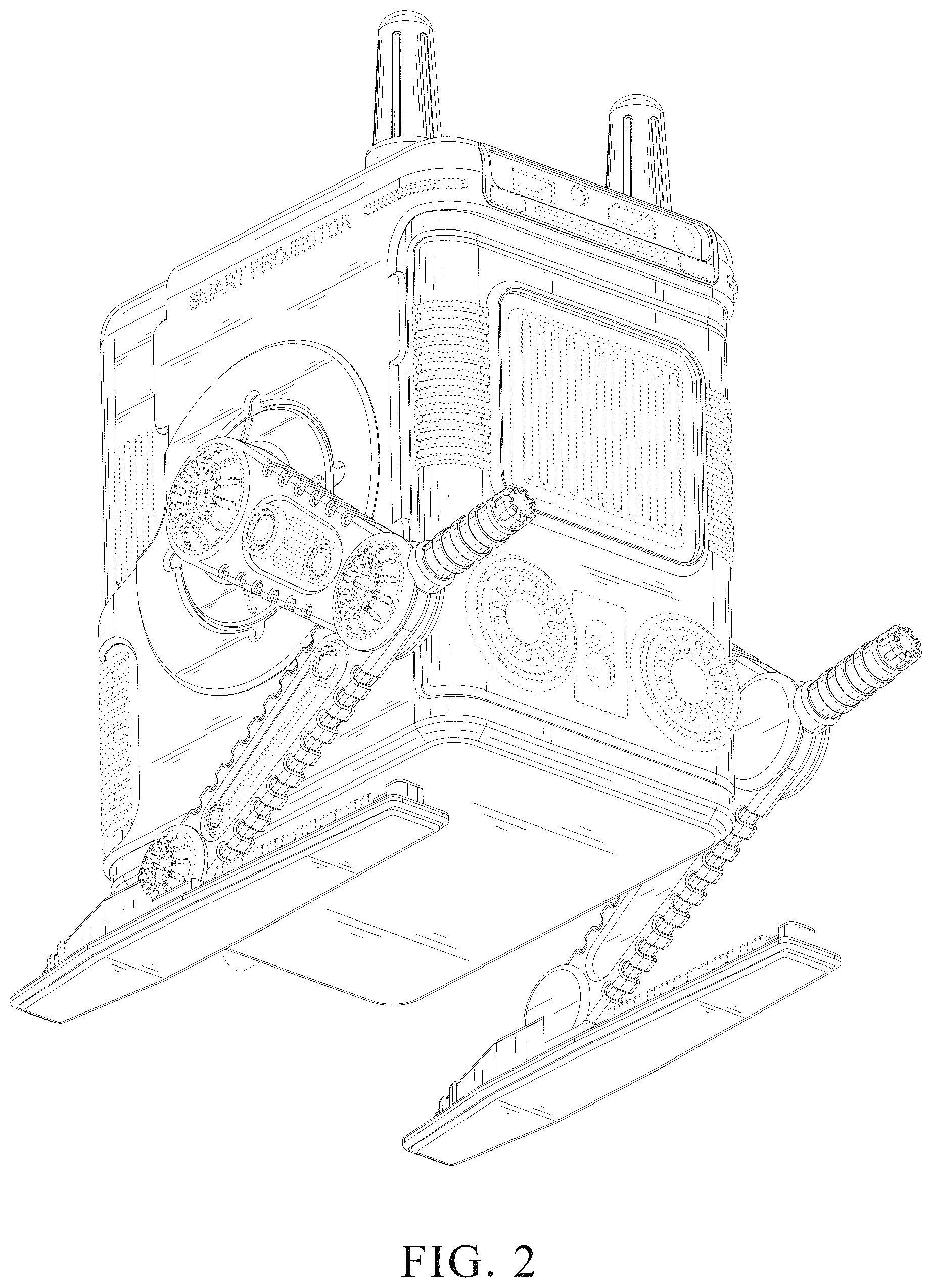 Patent USD1077892 Figure 2 – Projector