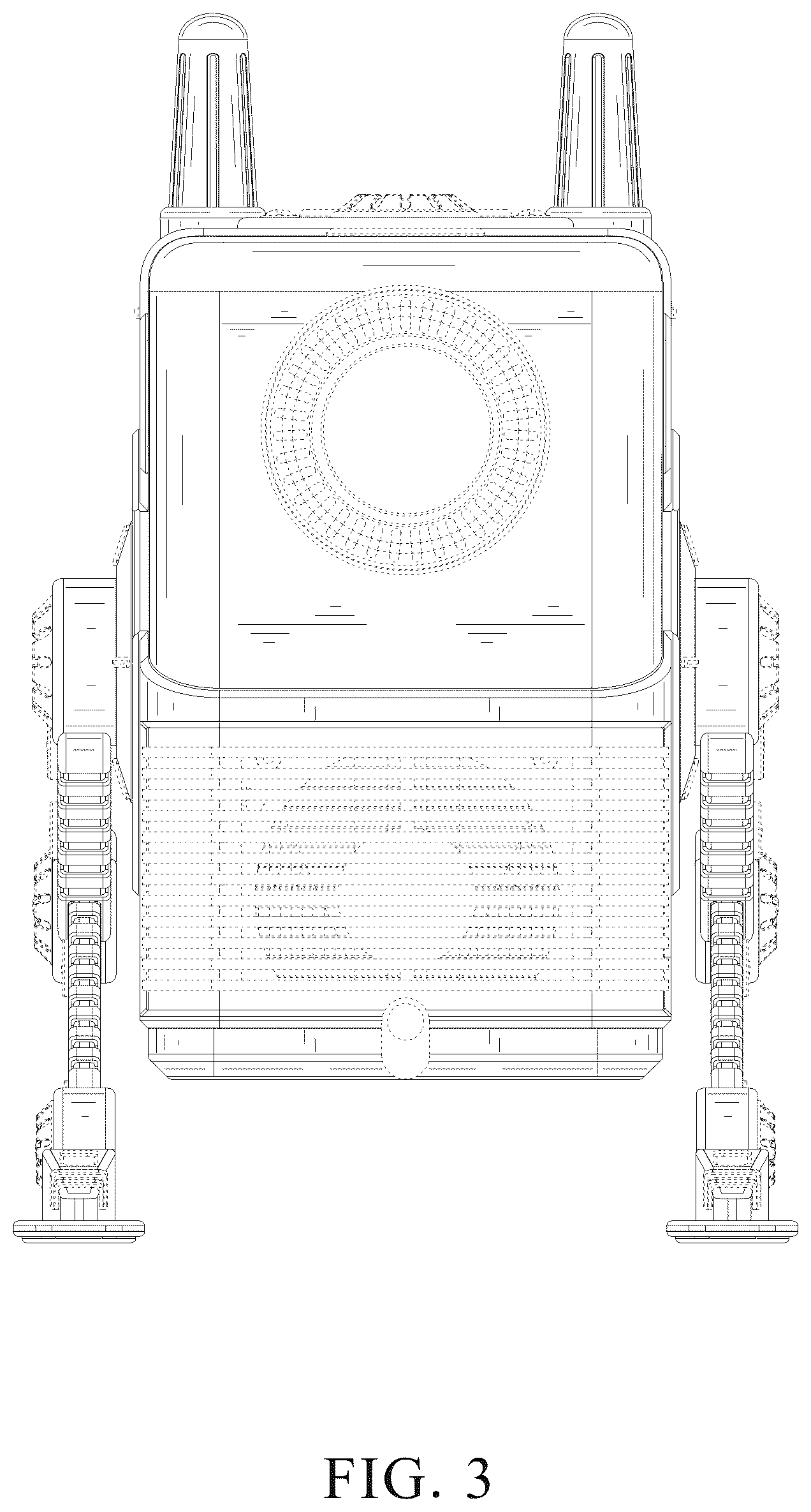 Patent USD1077892 Figure 3 – Projector