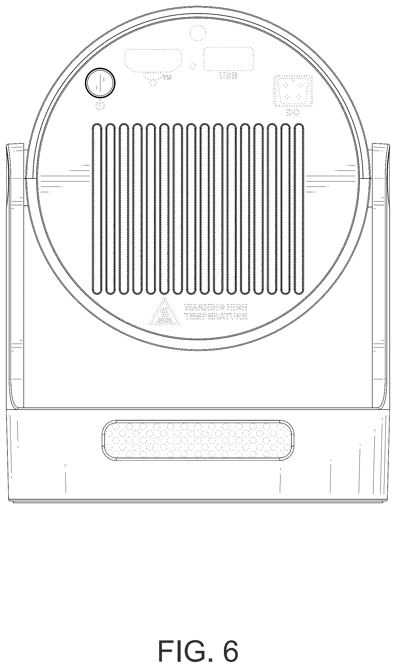 Patent USD1077893 Figure 6 – Projector