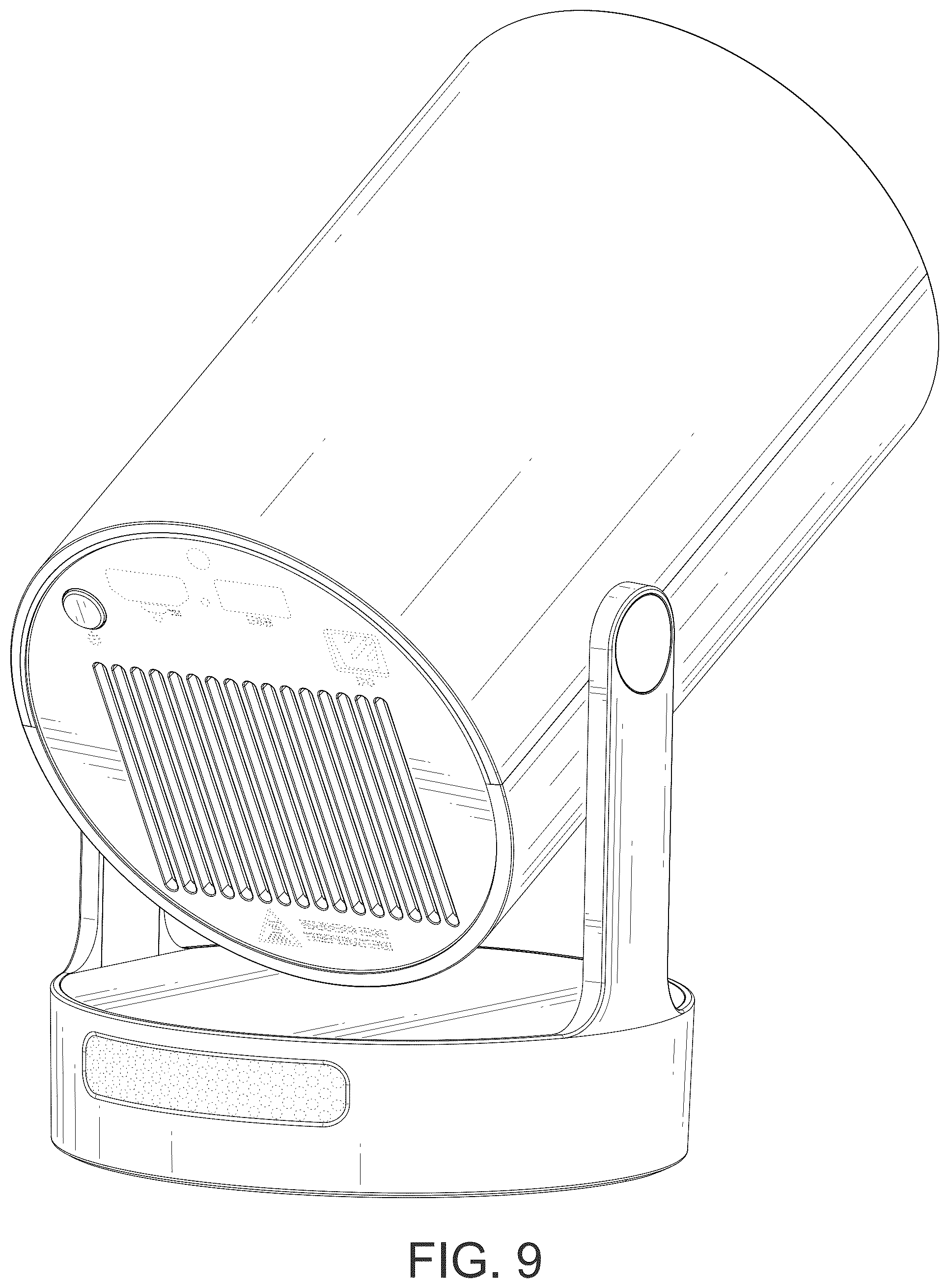 Patent USD1077893 Figure 9 – Projector