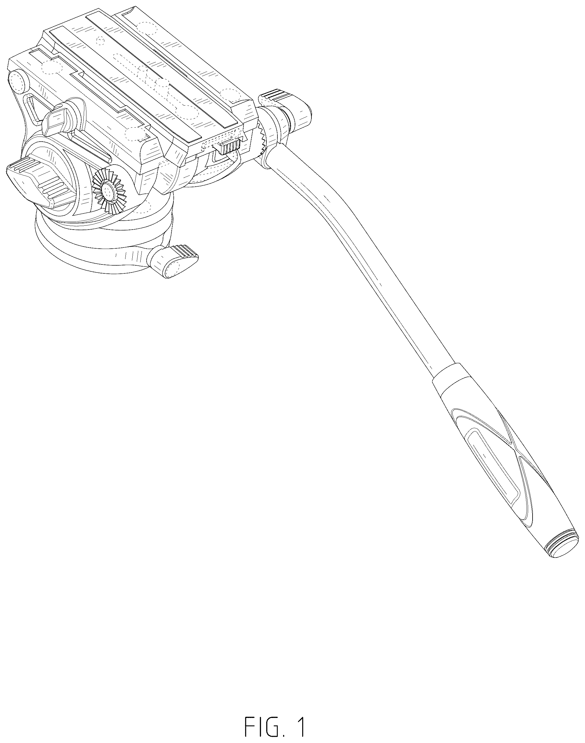 Patent USD1077894 Figure 1 – Video camera stand
