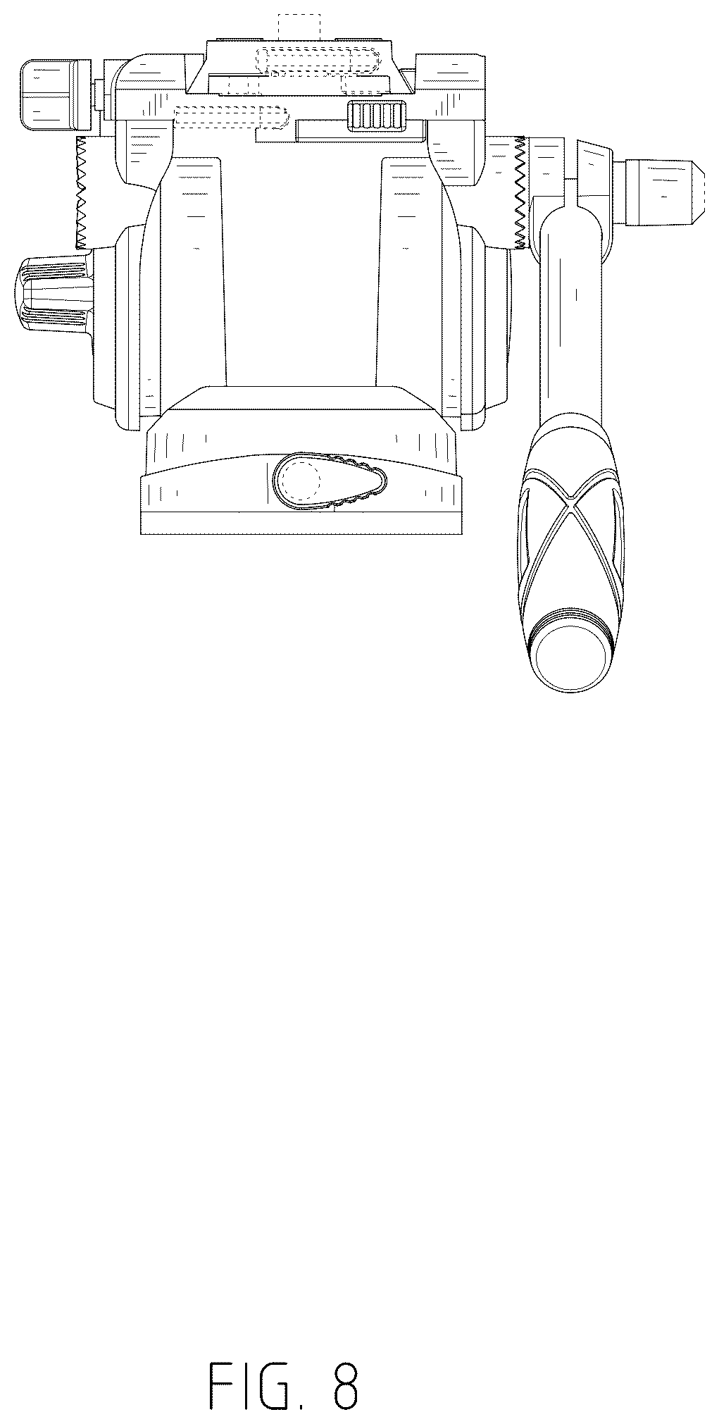 Patent USD1077894 Figure 8 – Video camera stand