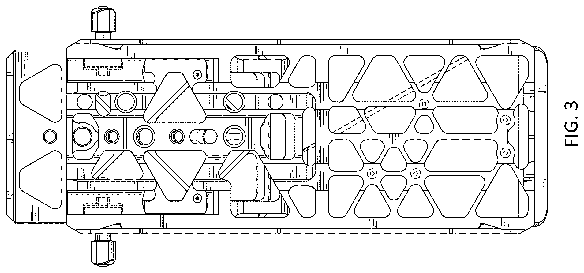 Patent USD1077895 Figure 3 – Support plate for cameras