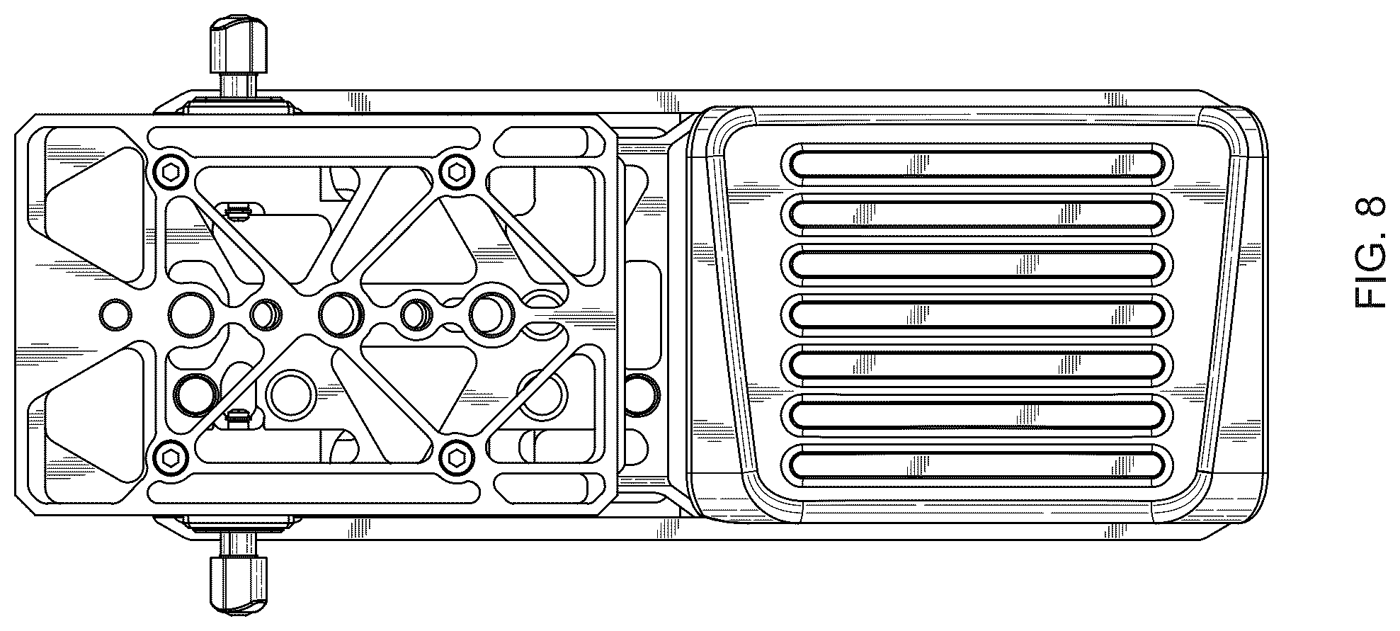 Patent USD1077895 Figure 8 – Support plate for cameras