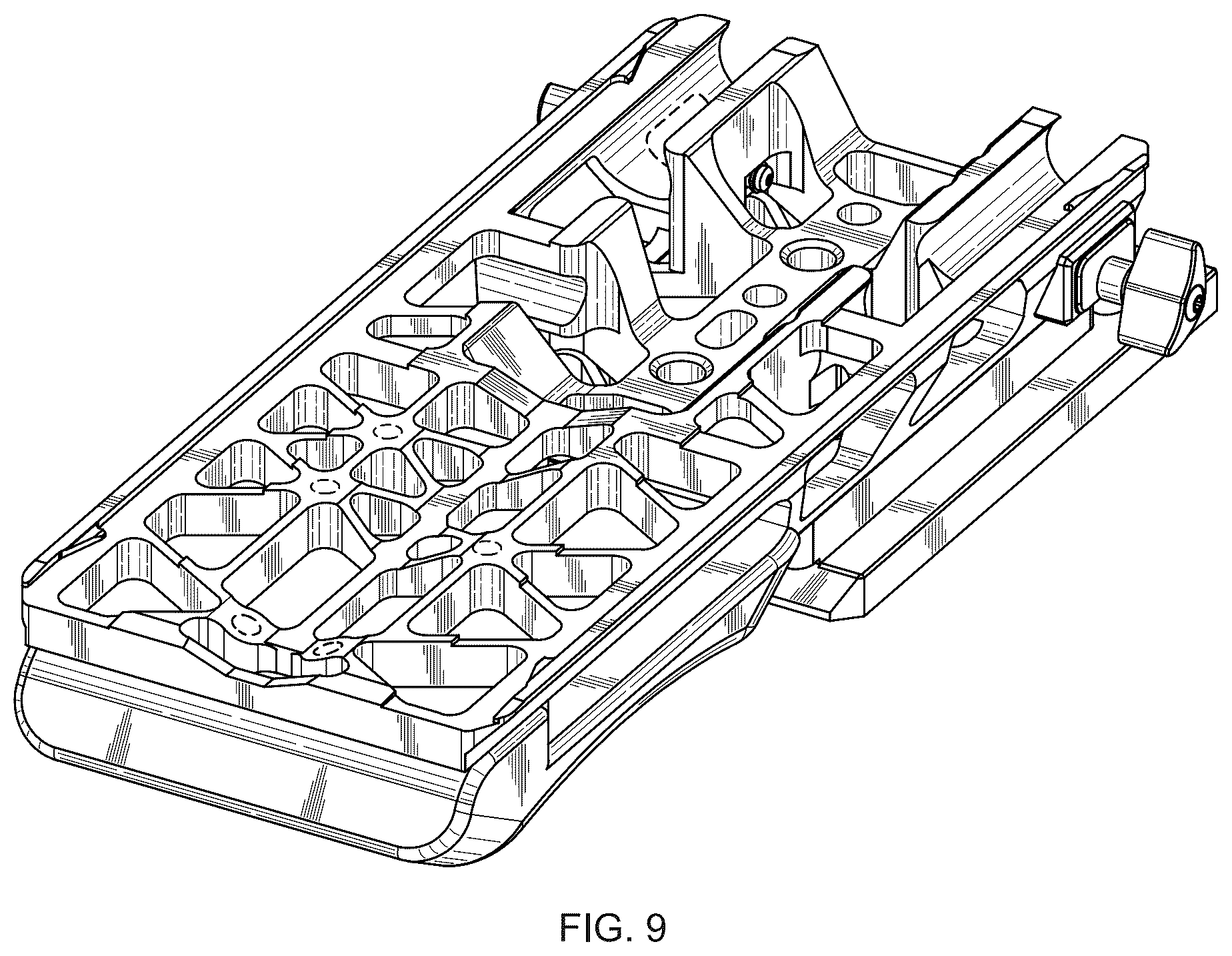 Patent USD1077895 Figure 9 – Support plate for cameras