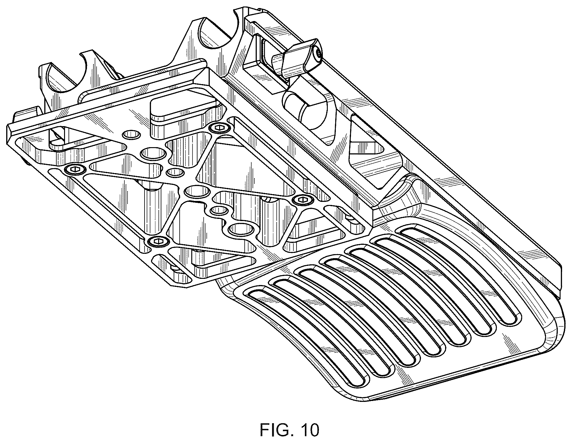Patent USD1077895 Figure 10 – Support plate for cameras