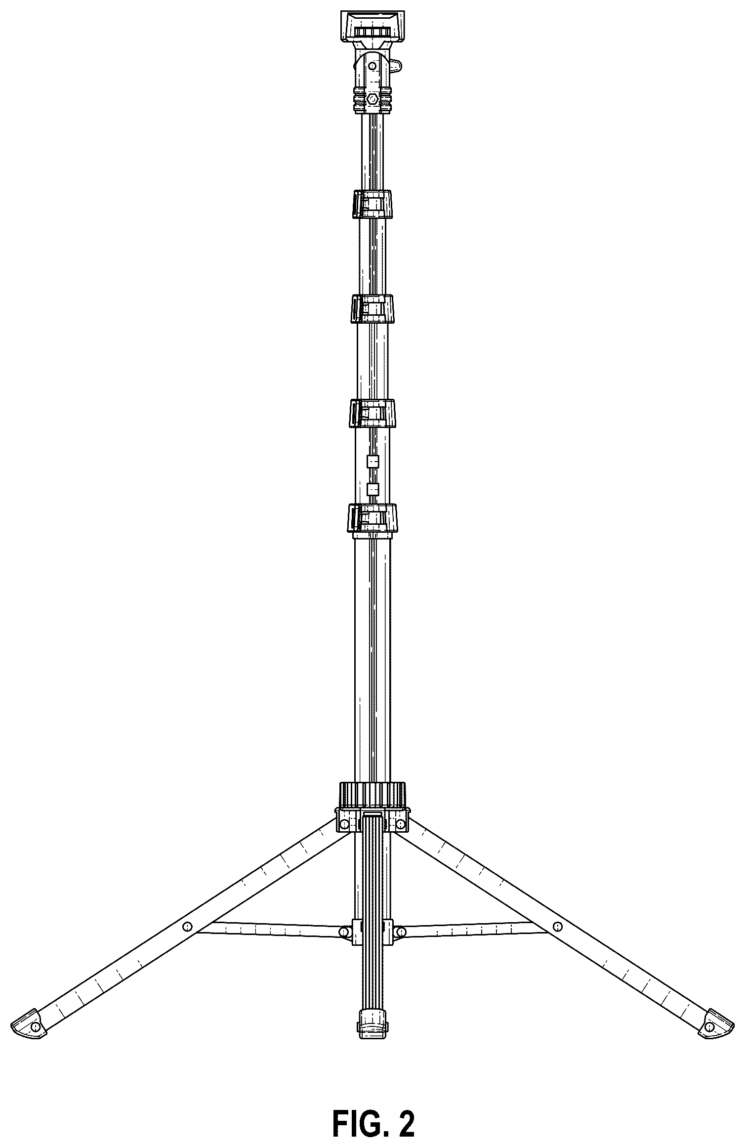 Patent USD1077896 Figure 2 – Photography stick