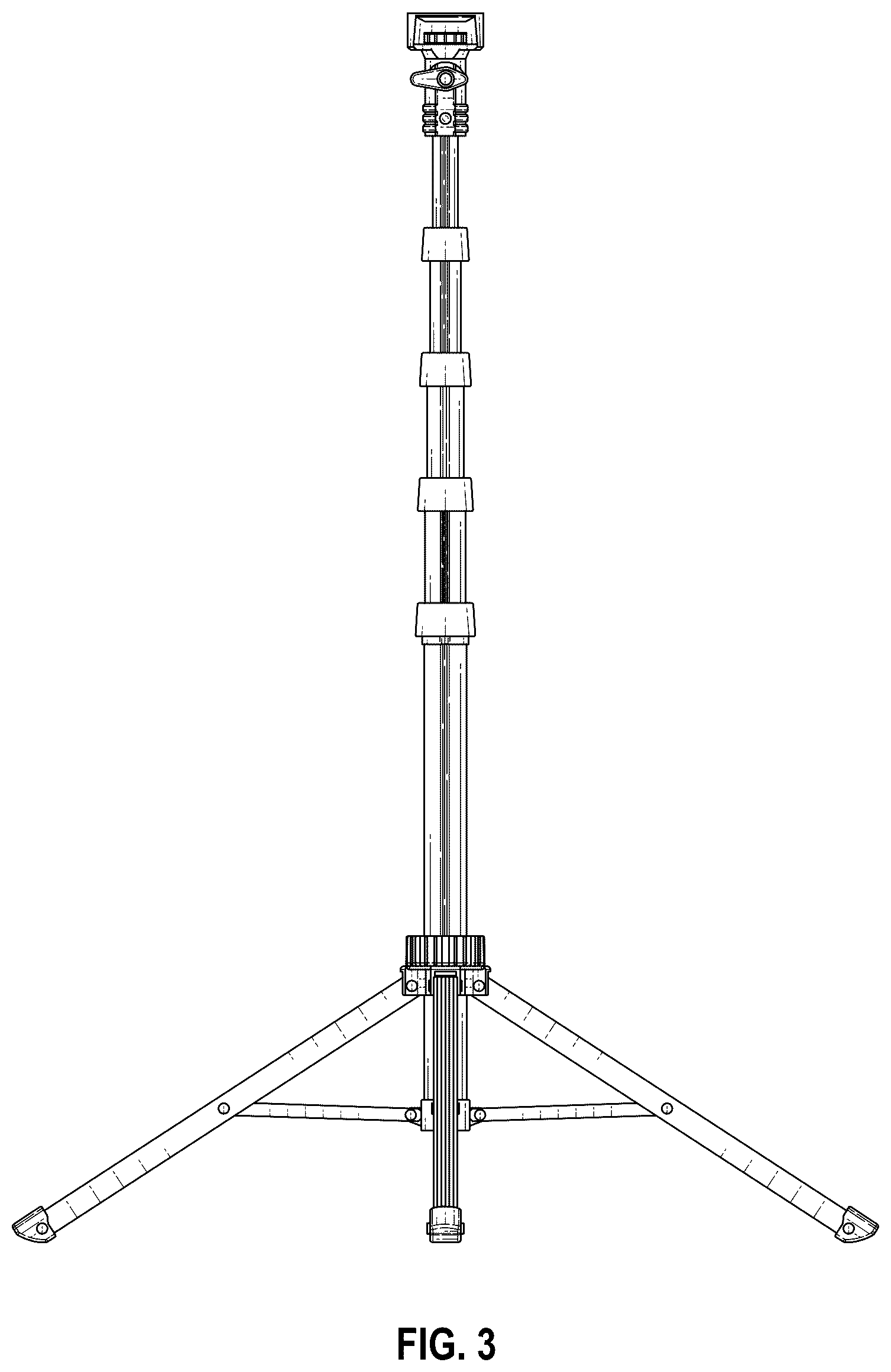 Patent USD1077896 Figure 3 – Photography stick