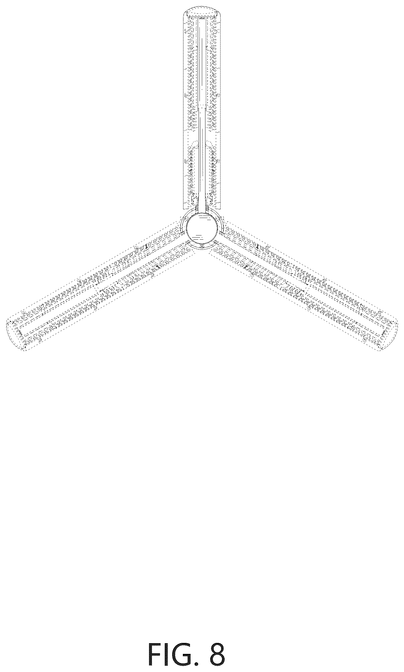 Patent USD1077897 Figure 8 – Tripod