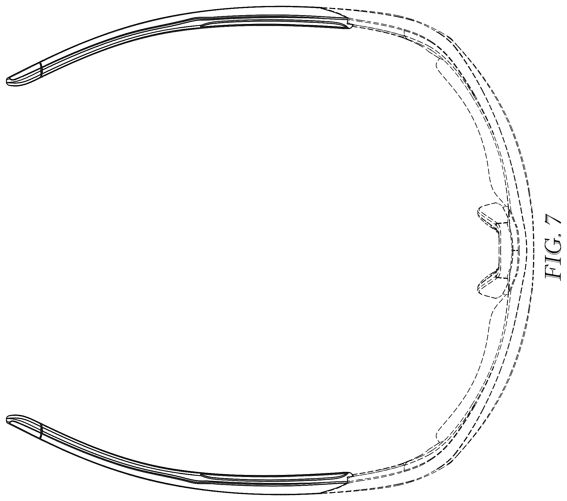 Patent USD1077898 Figure 7 – Set of sunglass components
