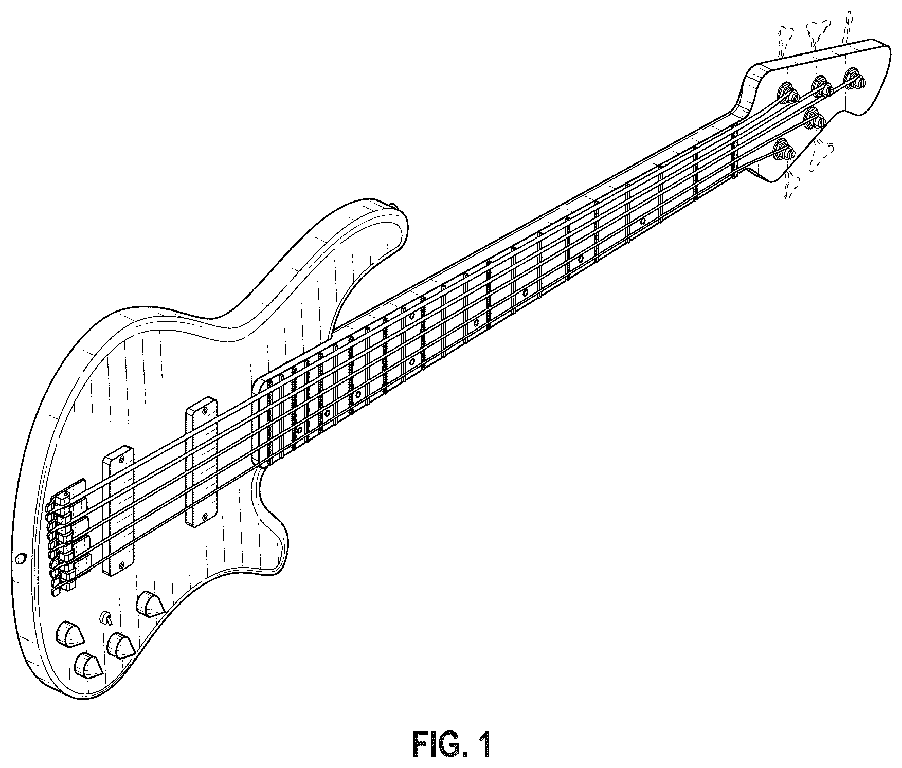 Patent USD1077900 Figure 1 – Guitar