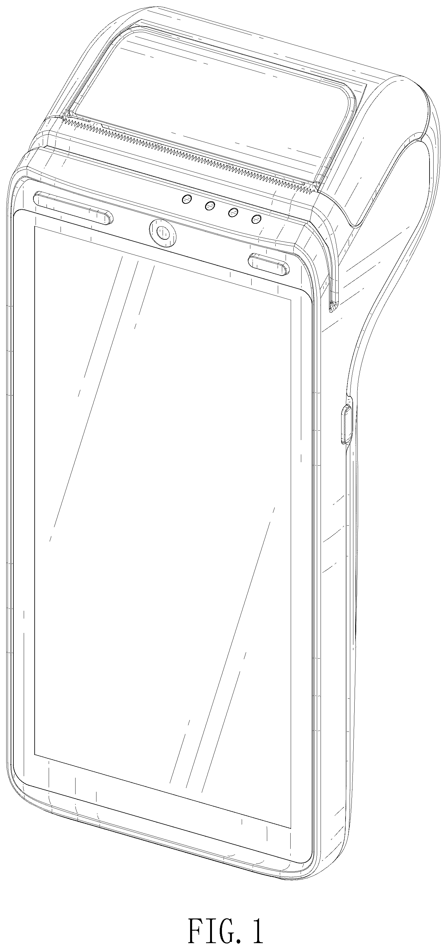 Patent USD1077902 Figure 1 – Mobile payment POS machine