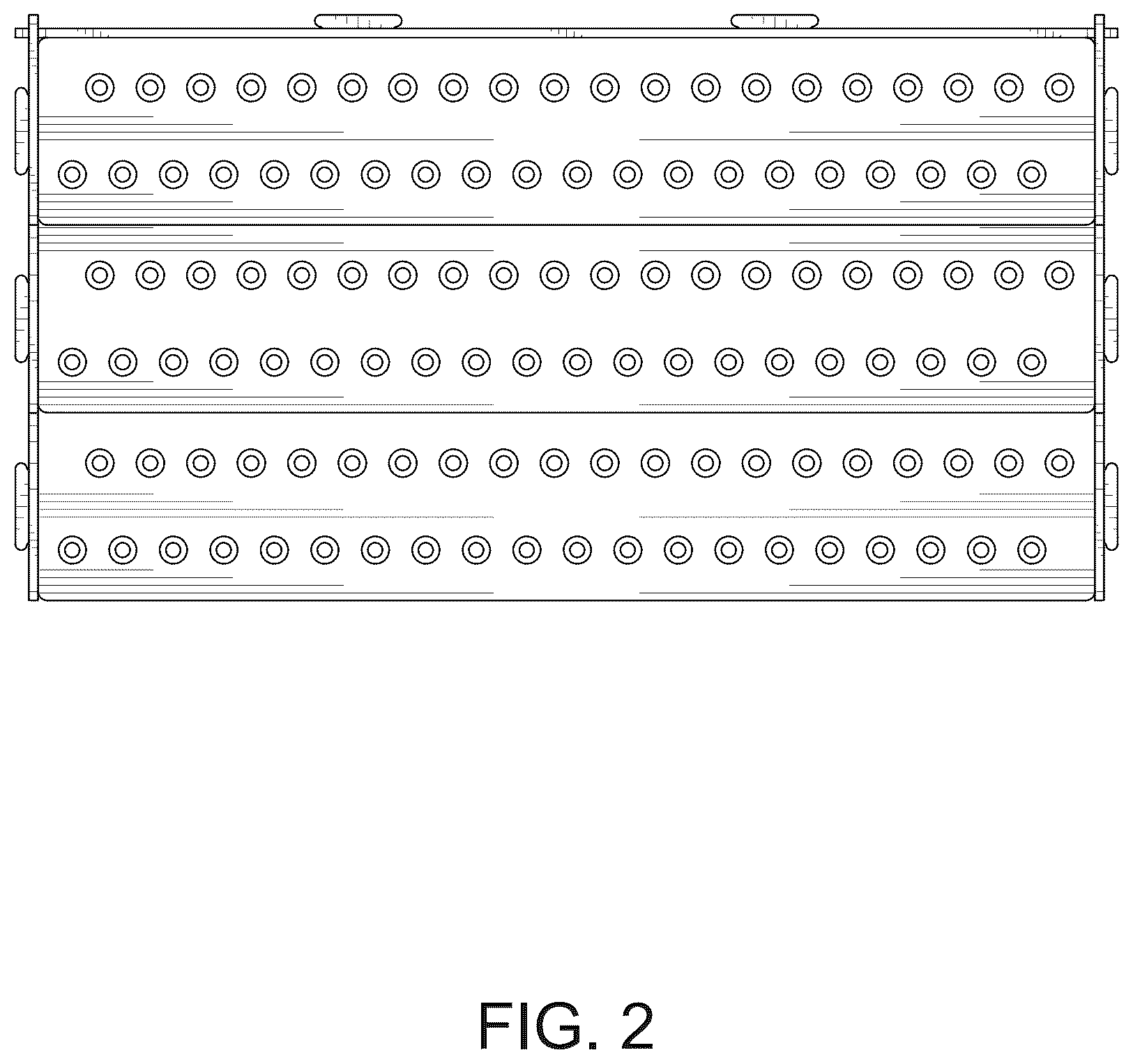 Patent USD1077907 Figure 2 – Color pencil storage rack