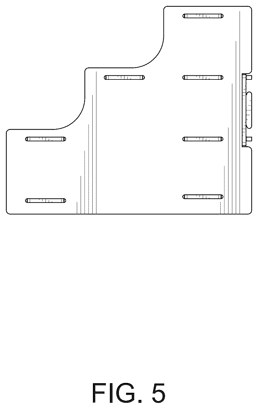 Patent USD1077907 Figure 5 – Color pencil storage rack
