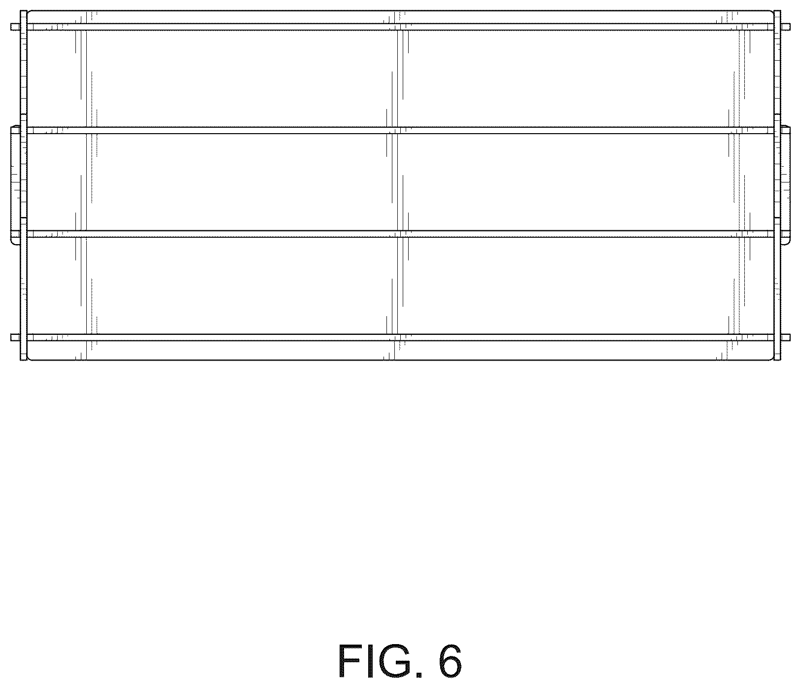 Patent USD1077907 Figure 6 – Color pencil storage rack