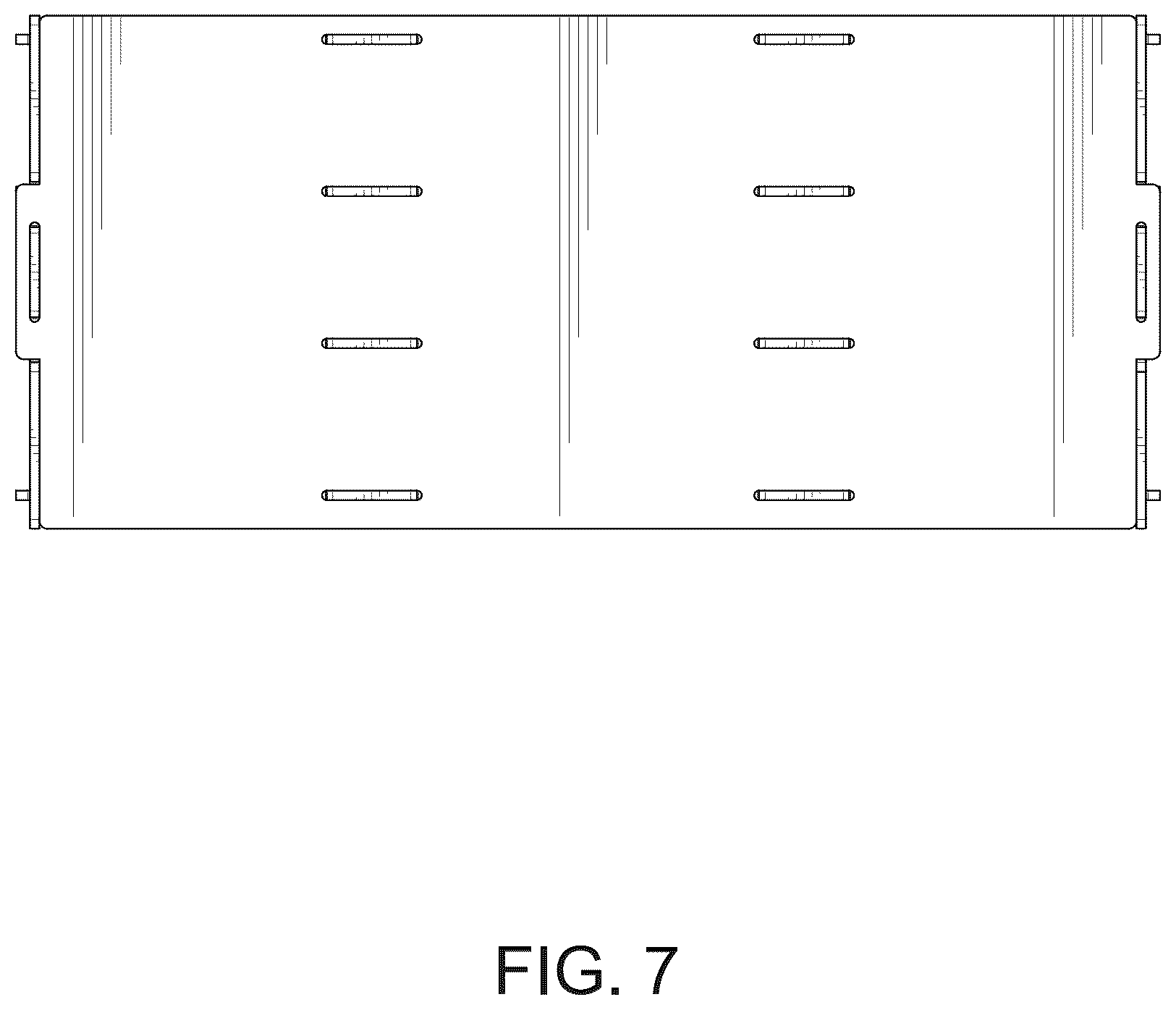 Patent USD1077907 Figure 7 – Color pencil storage rack