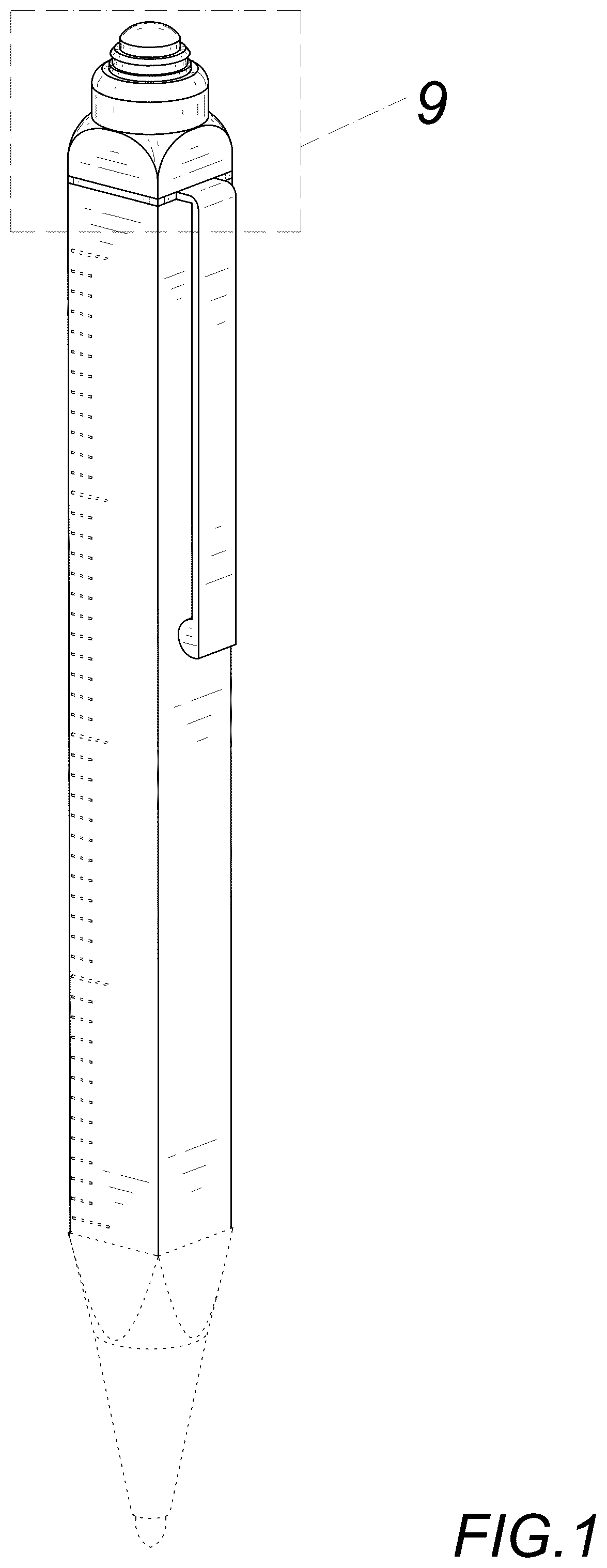 Patent USD1077908 Figure 1 – Multifunctional pen