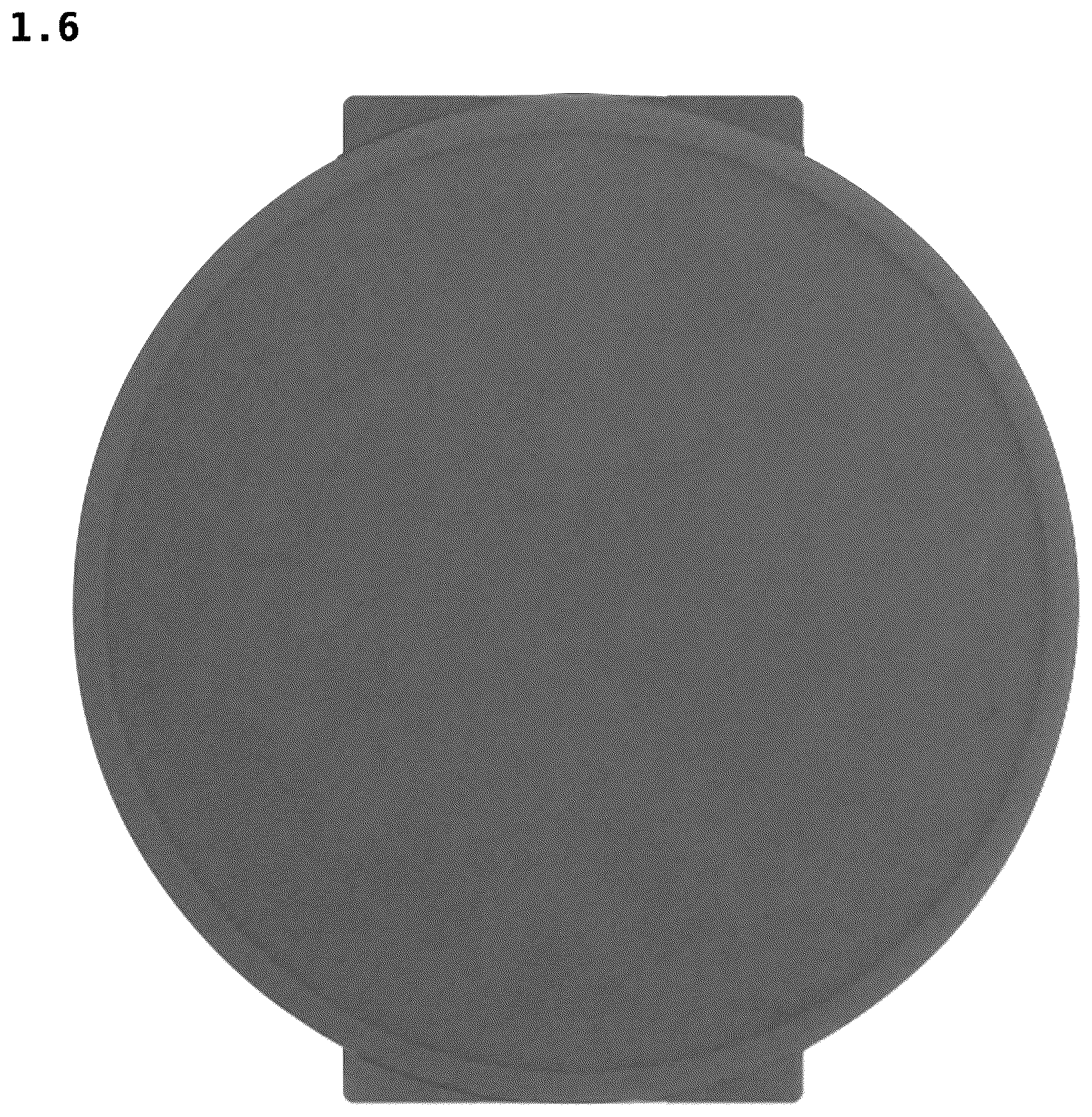 Patent USD1077909 Figure 6 – Name tag for stethoscope