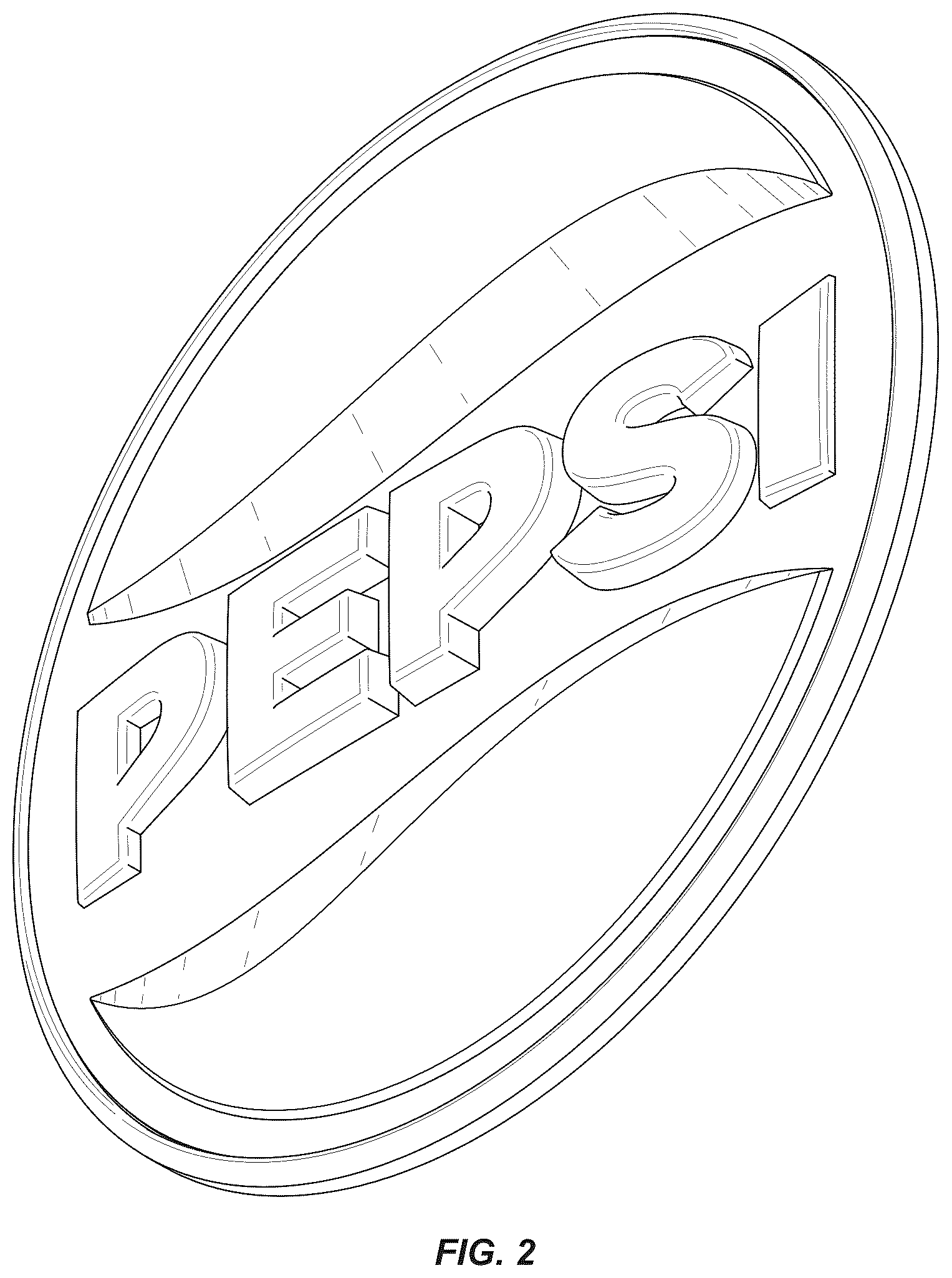 Patent USD1077910 Figure 2 – Medallion
