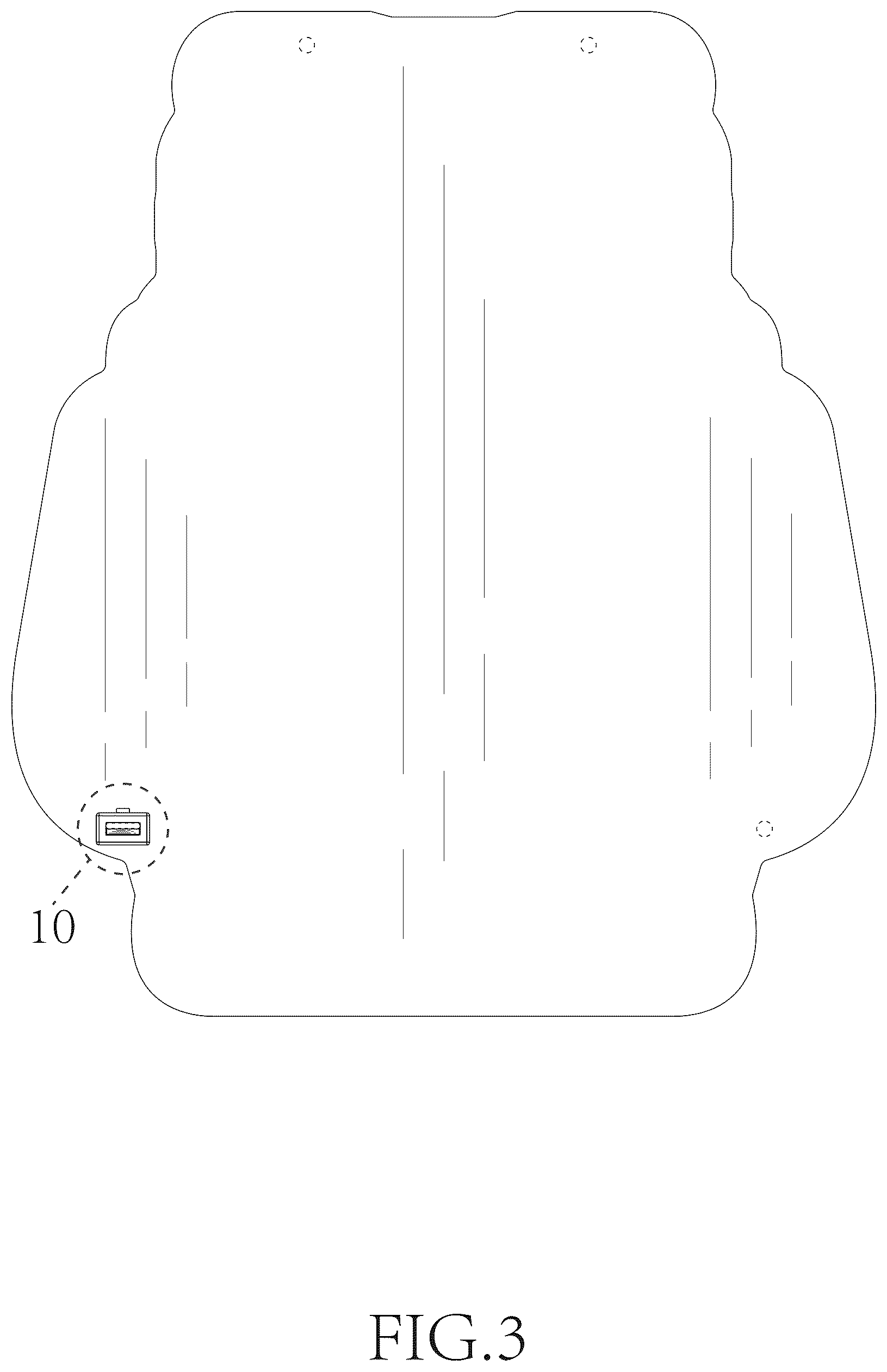 Patent USD1077911 Figure 3 – Gamer zone sign
