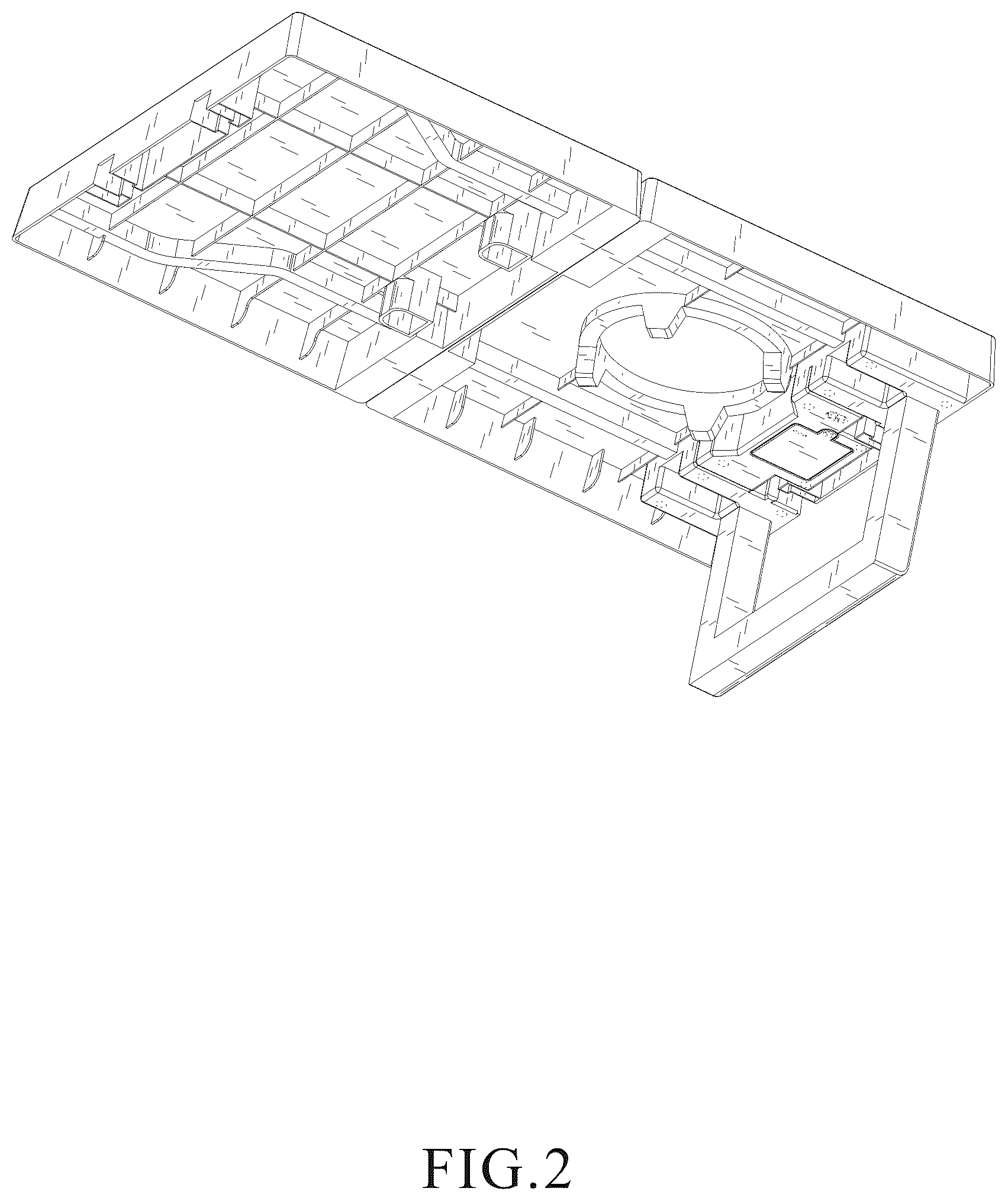 Patent USD1077913 Figure 2 – Cornhole board