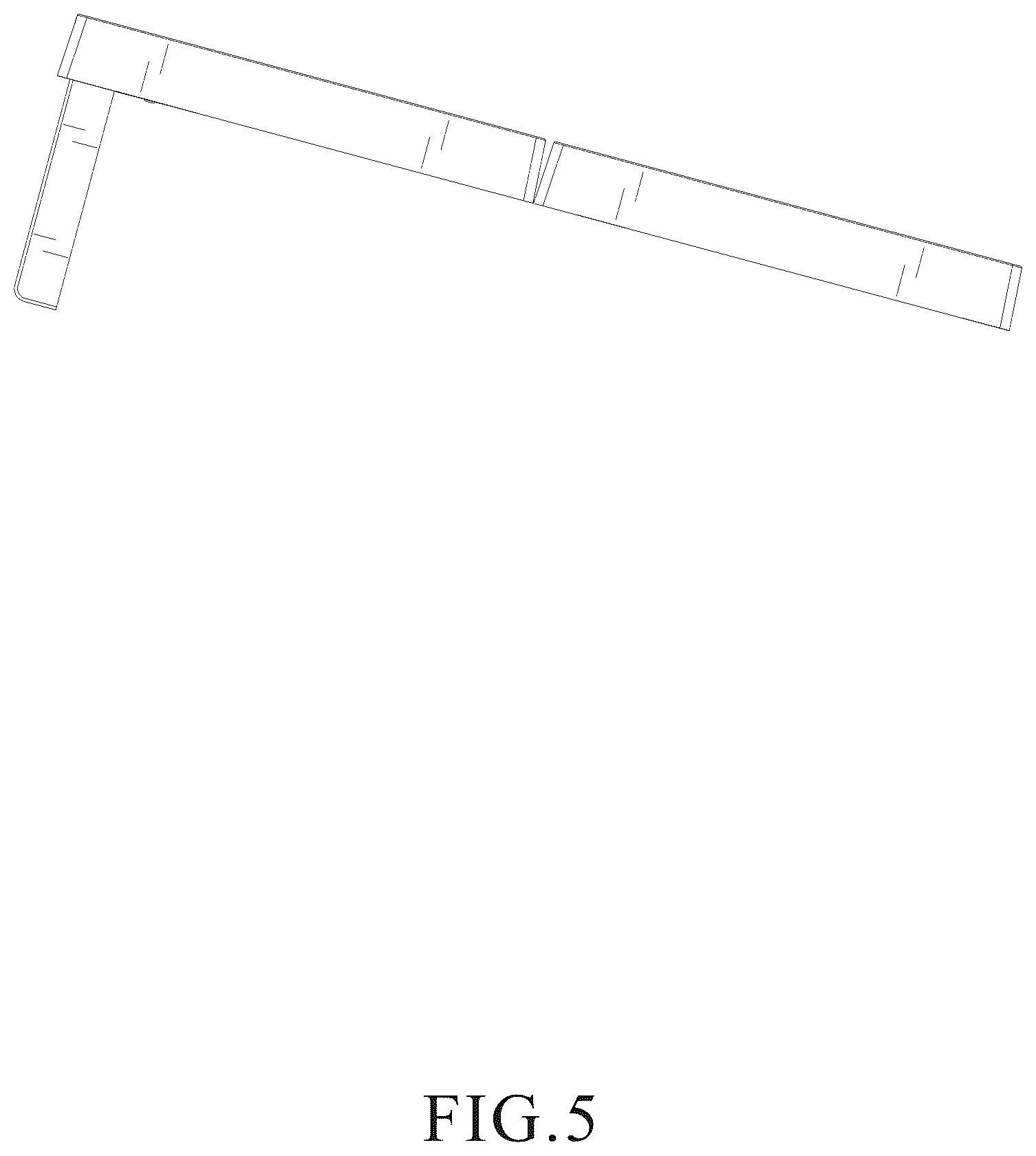 Patent USD1077913 Figure 5 – Cornhole board