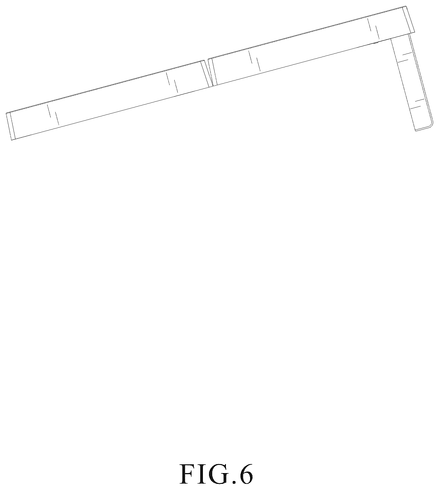 Patent USD1077913 Figure 6 – Cornhole board