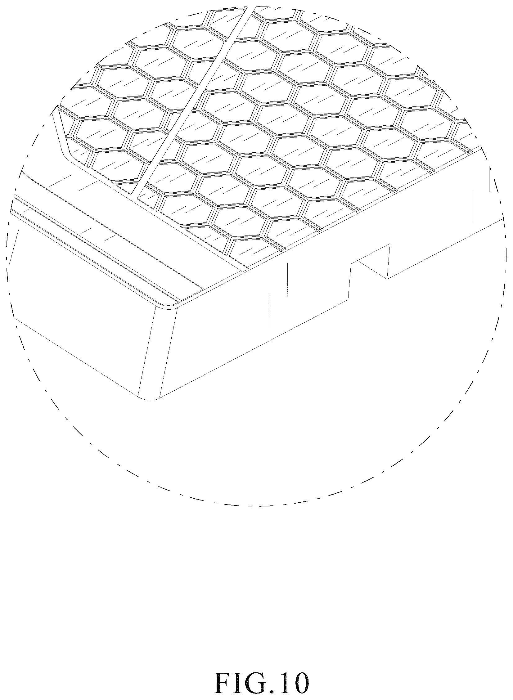 Patent USD1077913 Figure 10 – Cornhole board