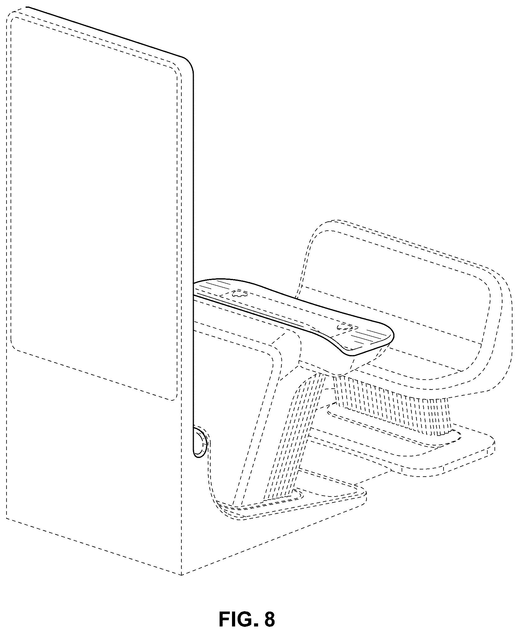 Patent USD1077916 Figure 8 – Gaming machine