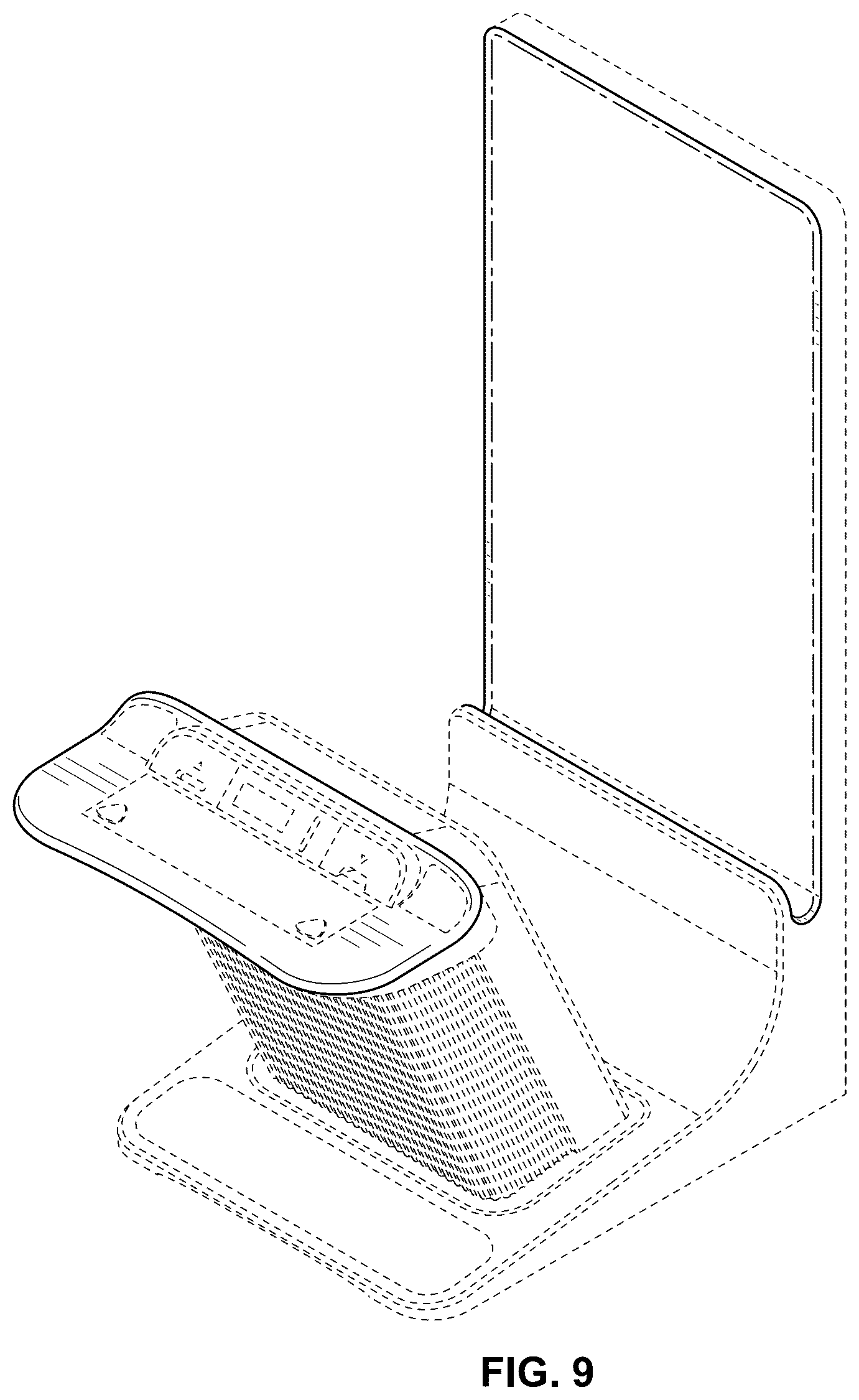 Patent USD1077916 Figure 9 – Gaming machine
