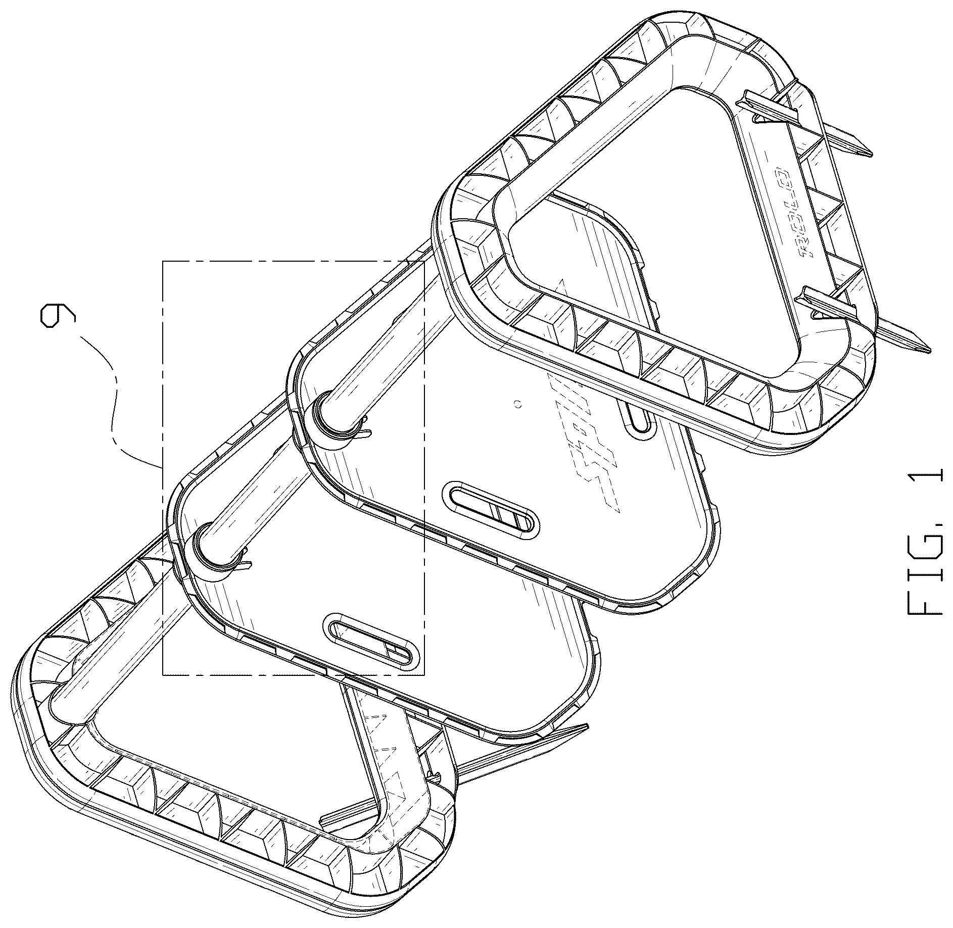 Patent USD1077922 Figure 1 – Rolling wheel game