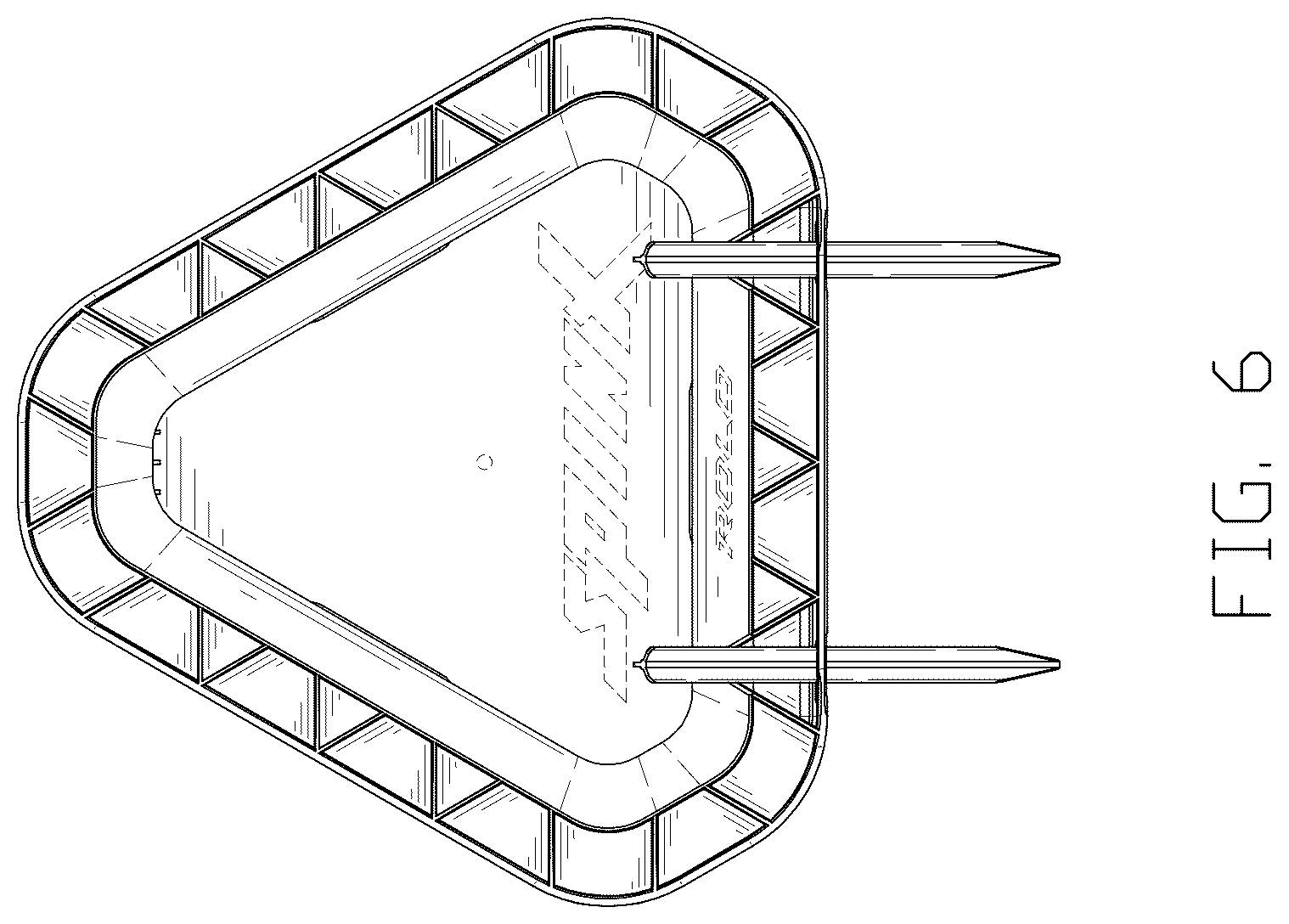 Patent USD1077922 Figure 6 – Rolling wheel game