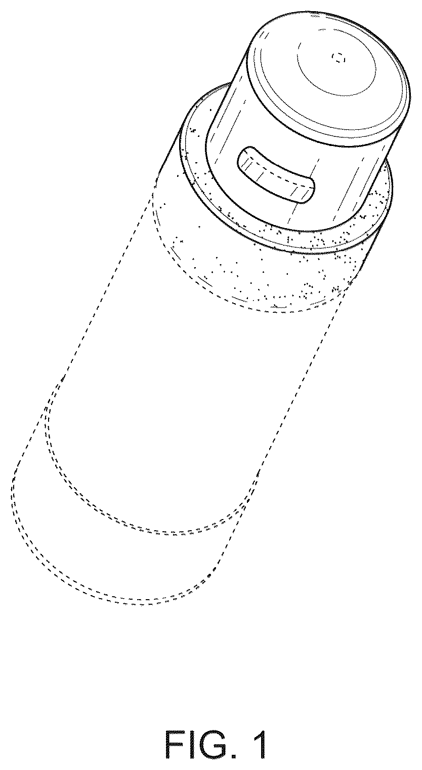 Patent USD1077925 Figure 1 – Foam dart with cap