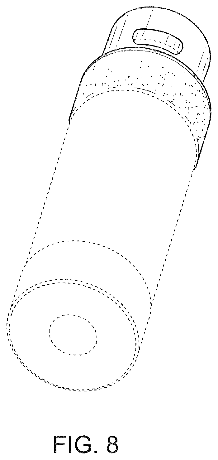 Patent USD1077925 Figure 5 – Foam dart with cap