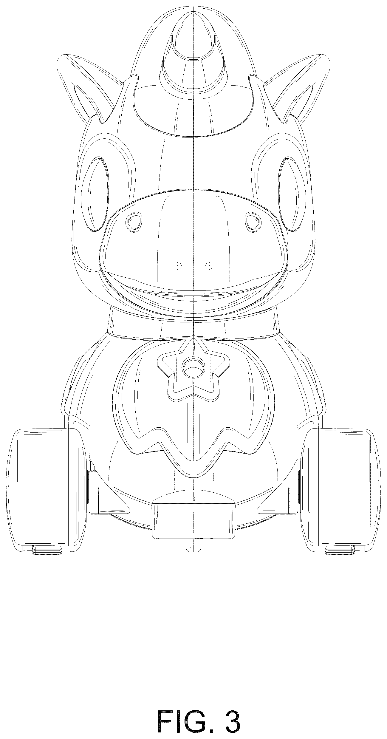 Patent USD1077927 Figure 3 – Toy car