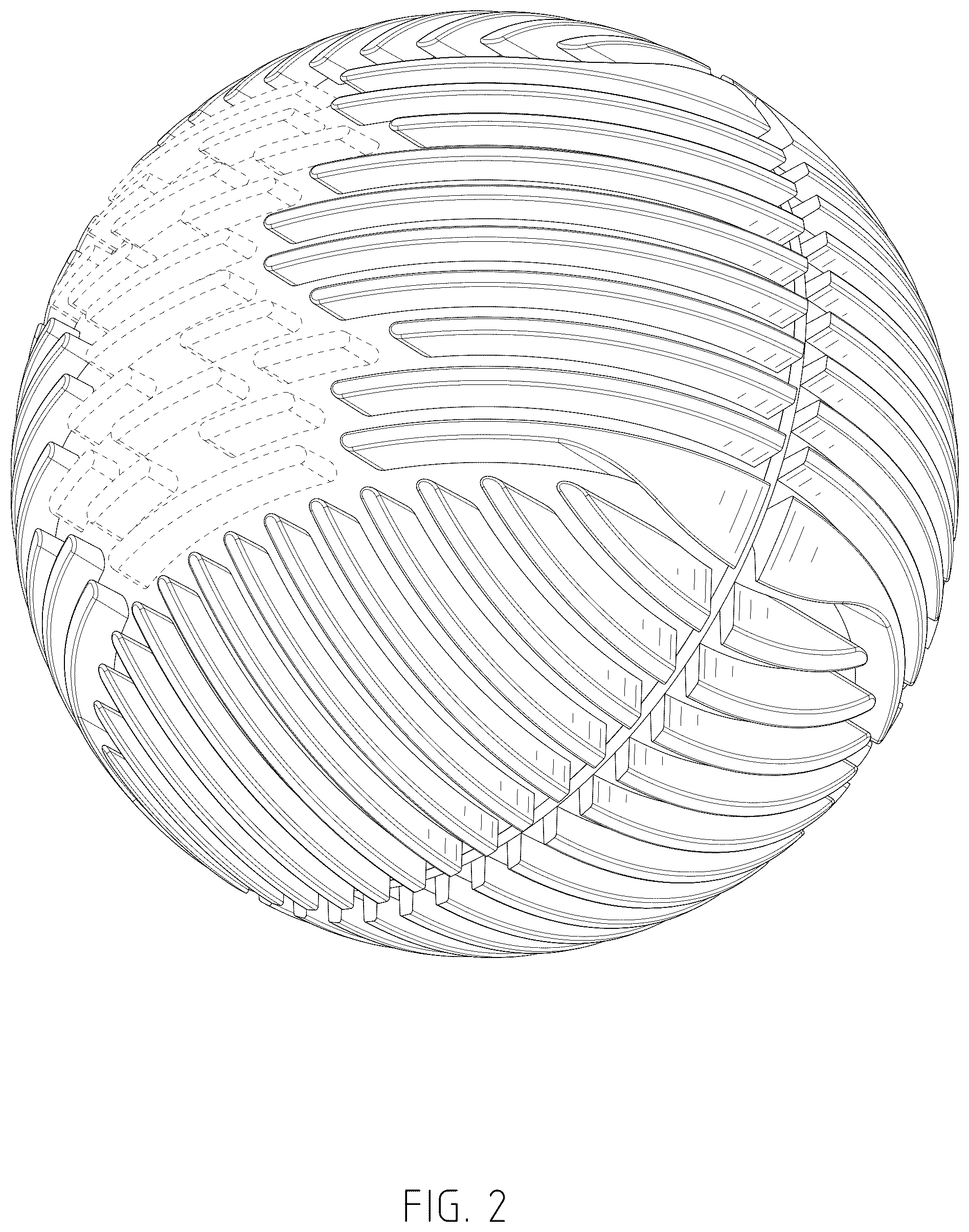 Patent USD1077929 Figure 2 – Sensory ball