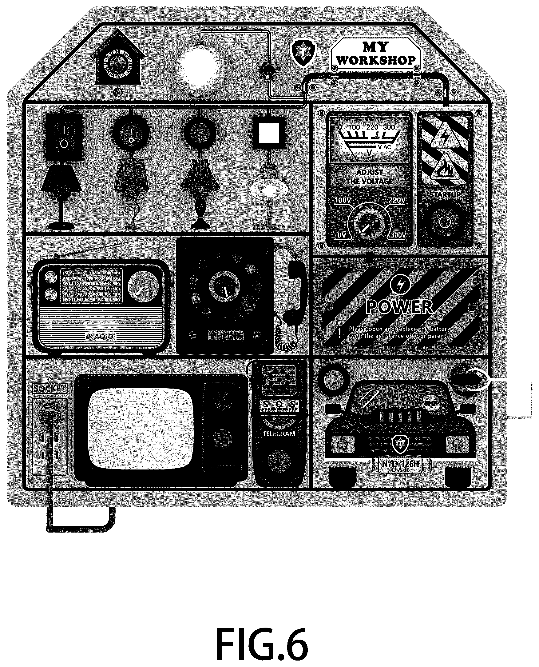 Patent USD1077930 Figure 6 – Educational toy