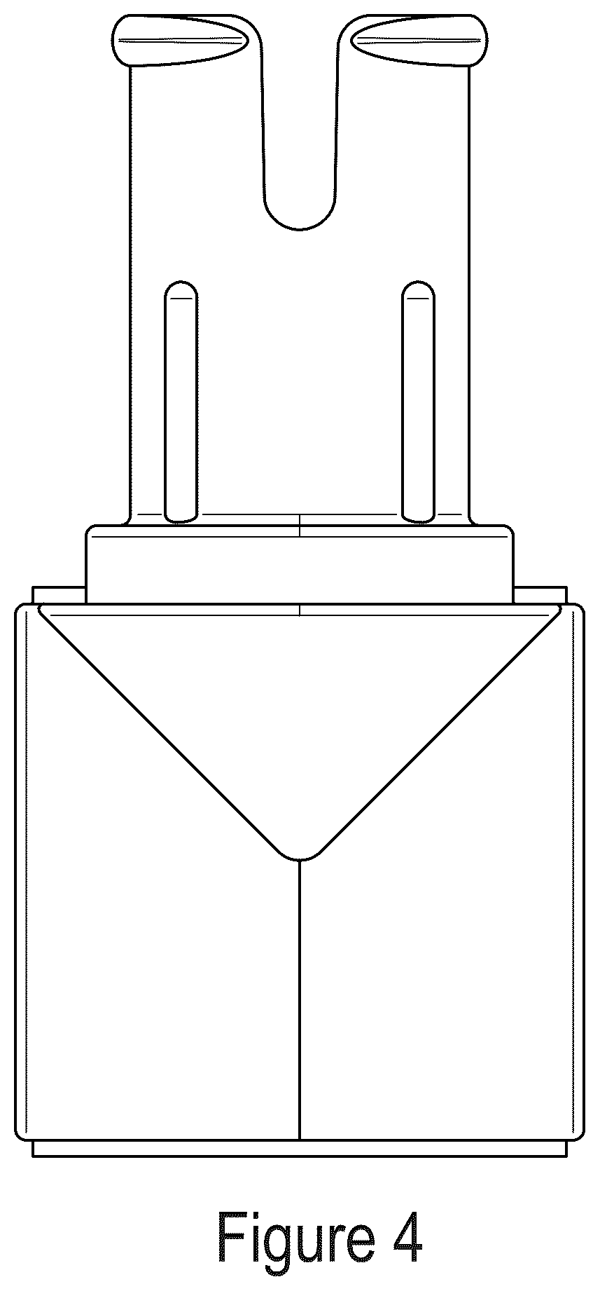 Patent USD1077931 Figure 4 – Beam module toy brick with upstanding connectors
