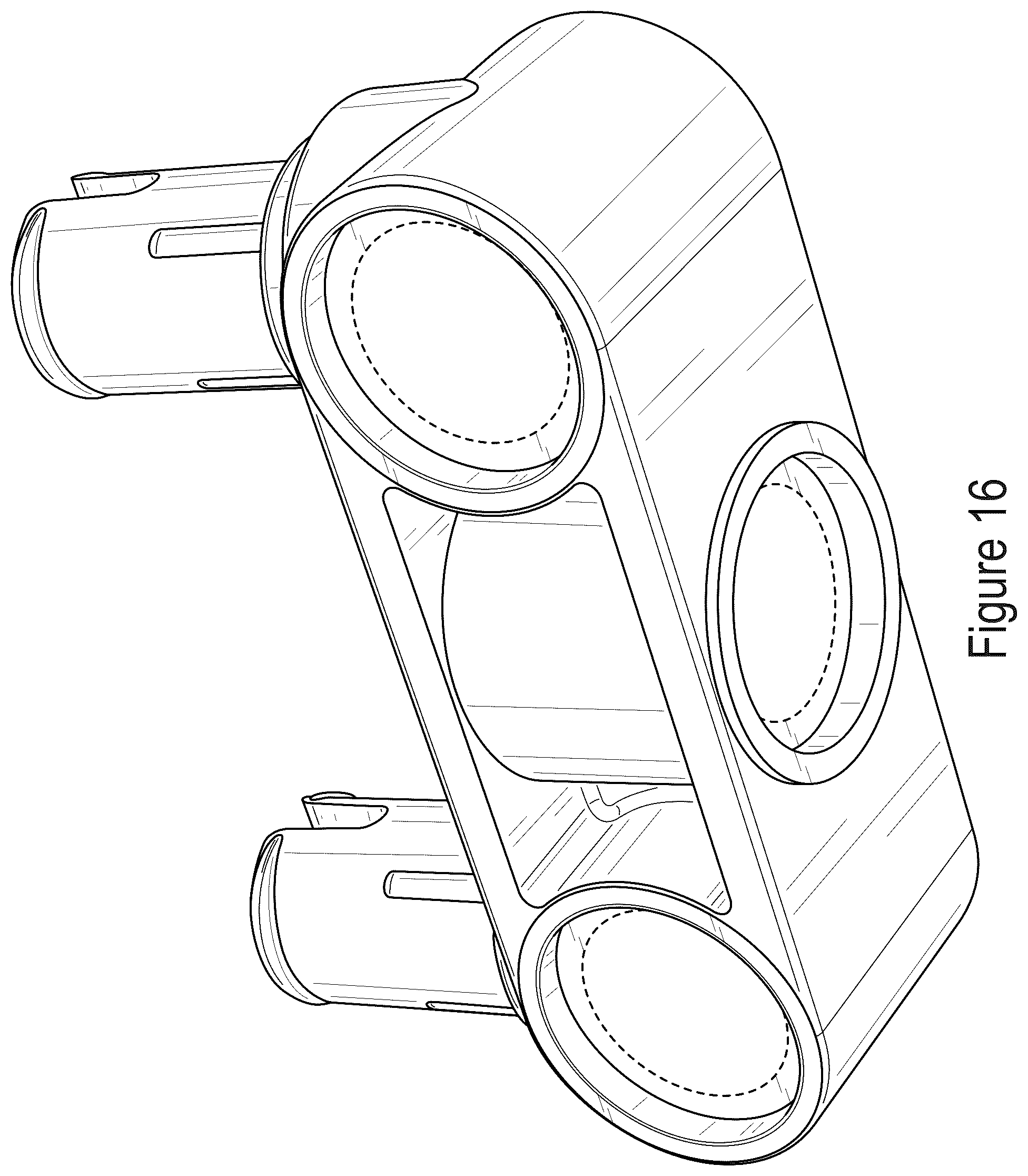Patent USD1077931 Figure 16 – Beam module toy brick with upstanding connectors