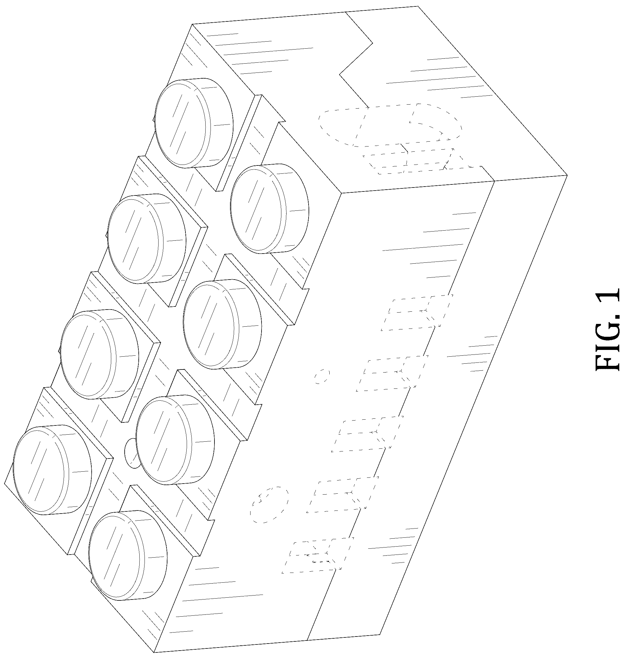 Patent USD1077932 Figure 1 – Building block
