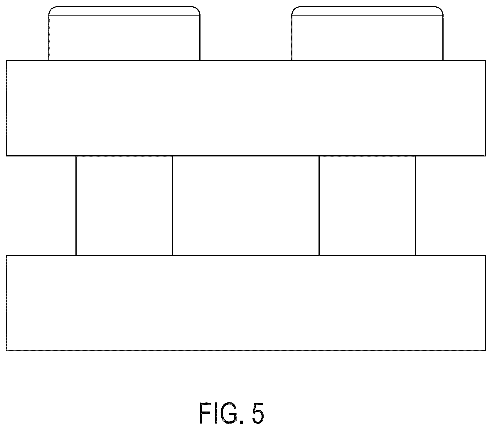 Patent USD1077933 Figure 5 – Interlocking toy brick