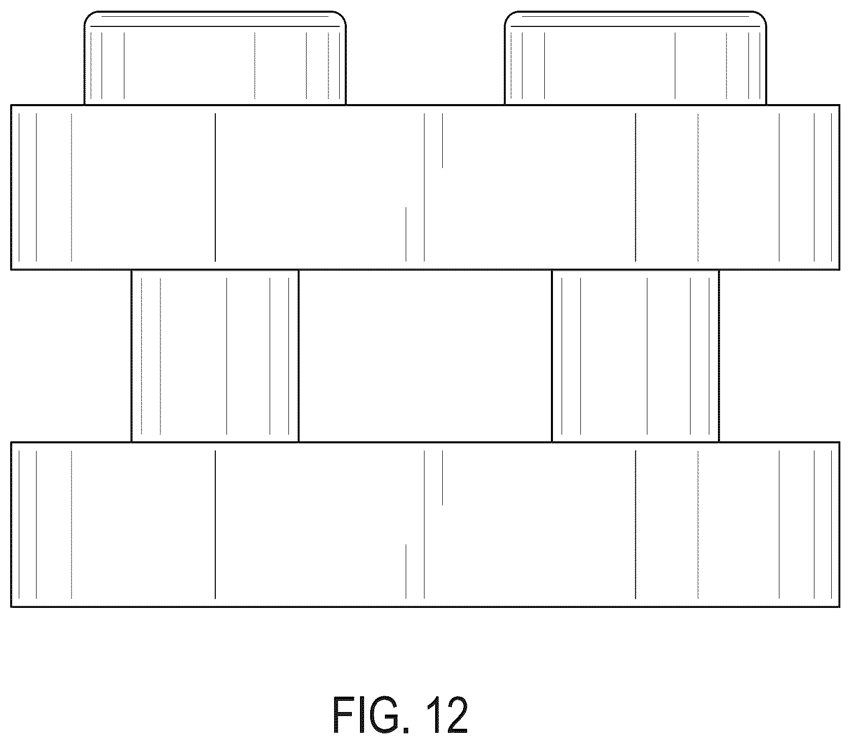 Patent USD1077933 Figure 12 – Interlocking toy brick