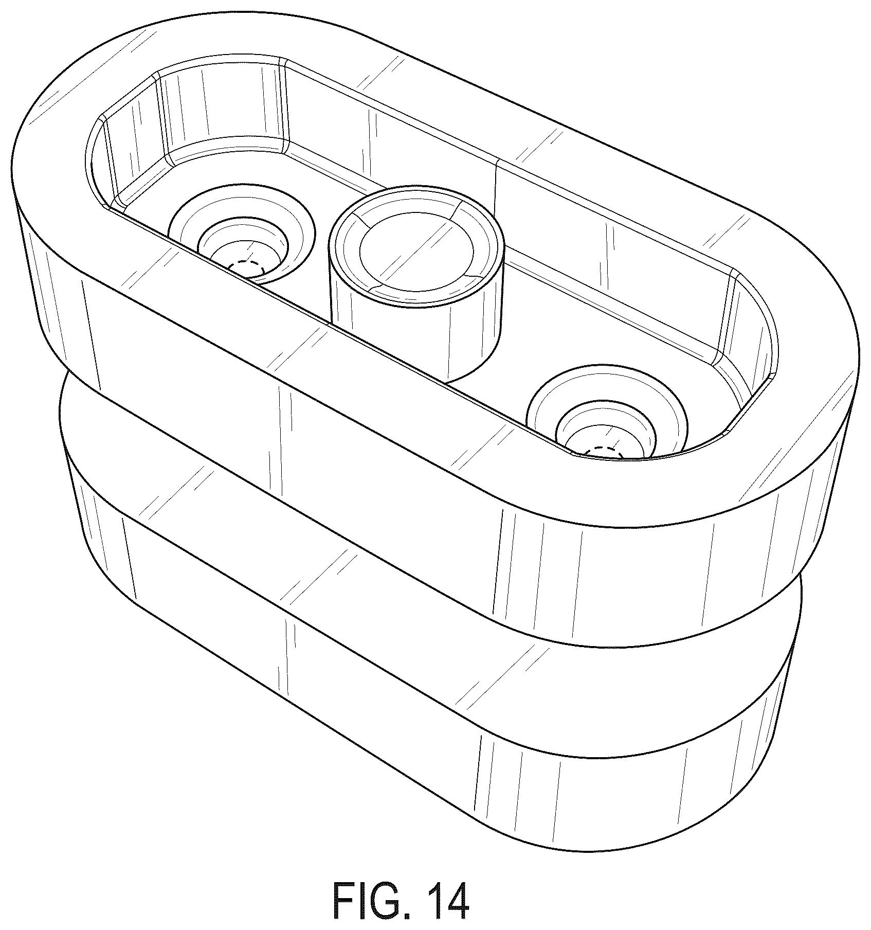 Patent USD1077933 Figure 14 – Interlocking toy brick
