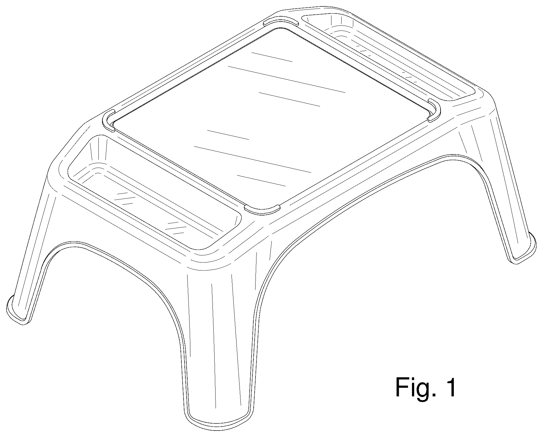 Patent USD1077938 Figure 1 – Child's play desk