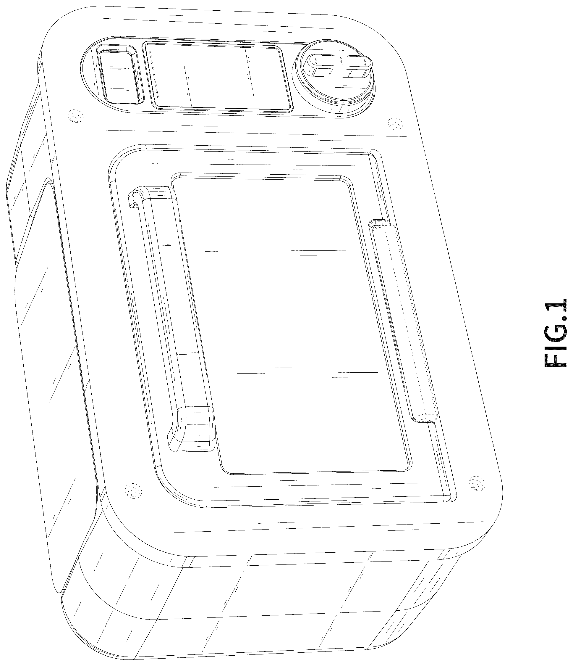 Patent USD1077939 Figure 1 – Toy oven