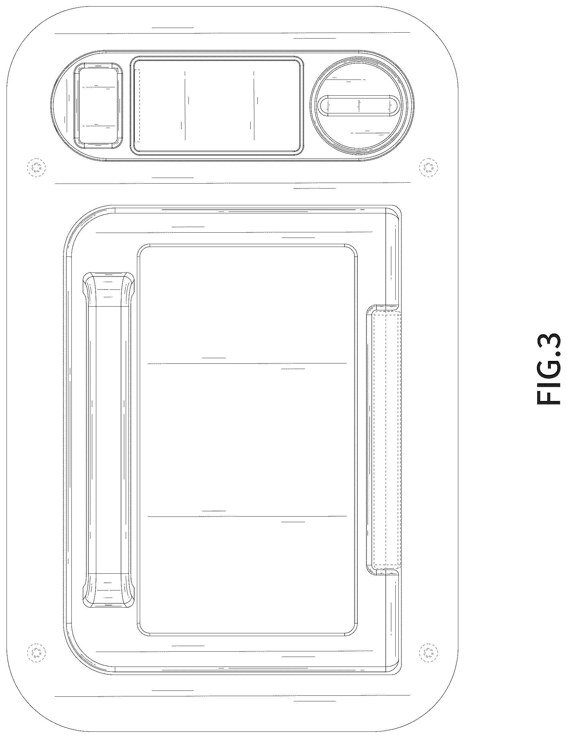 Patent USD1077939 Figure 3 – Toy oven