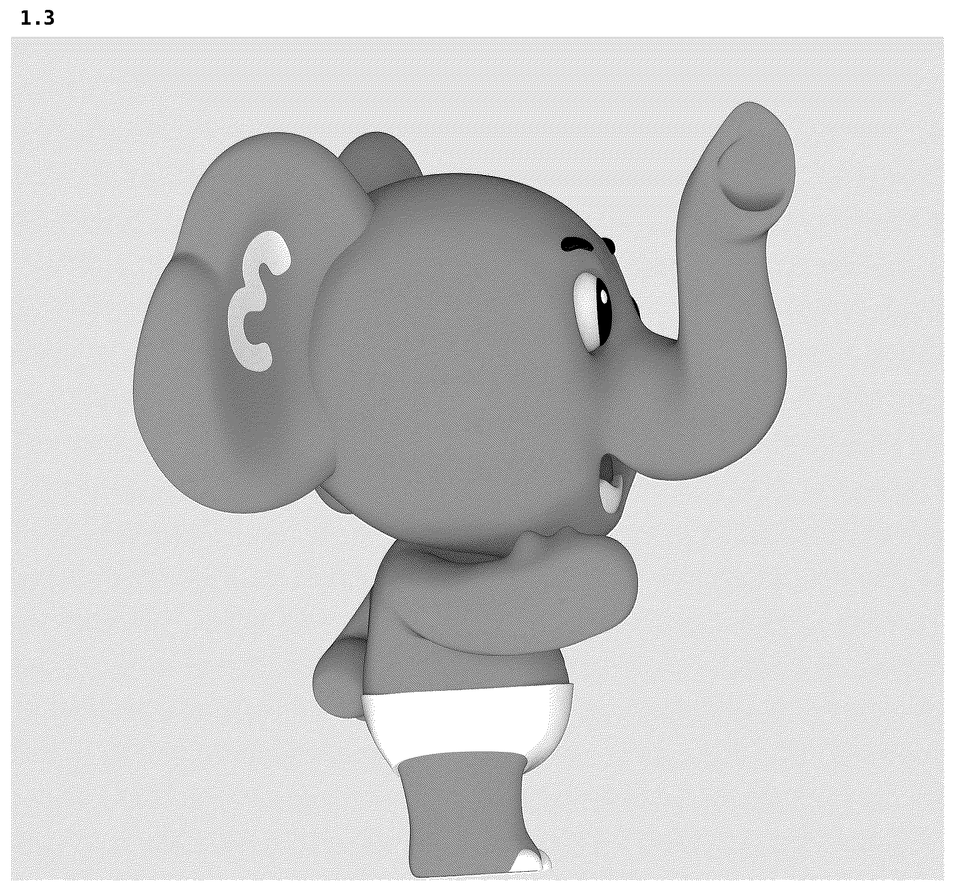 Patent USD1077945 Figure 3 – Toy cartoon figure